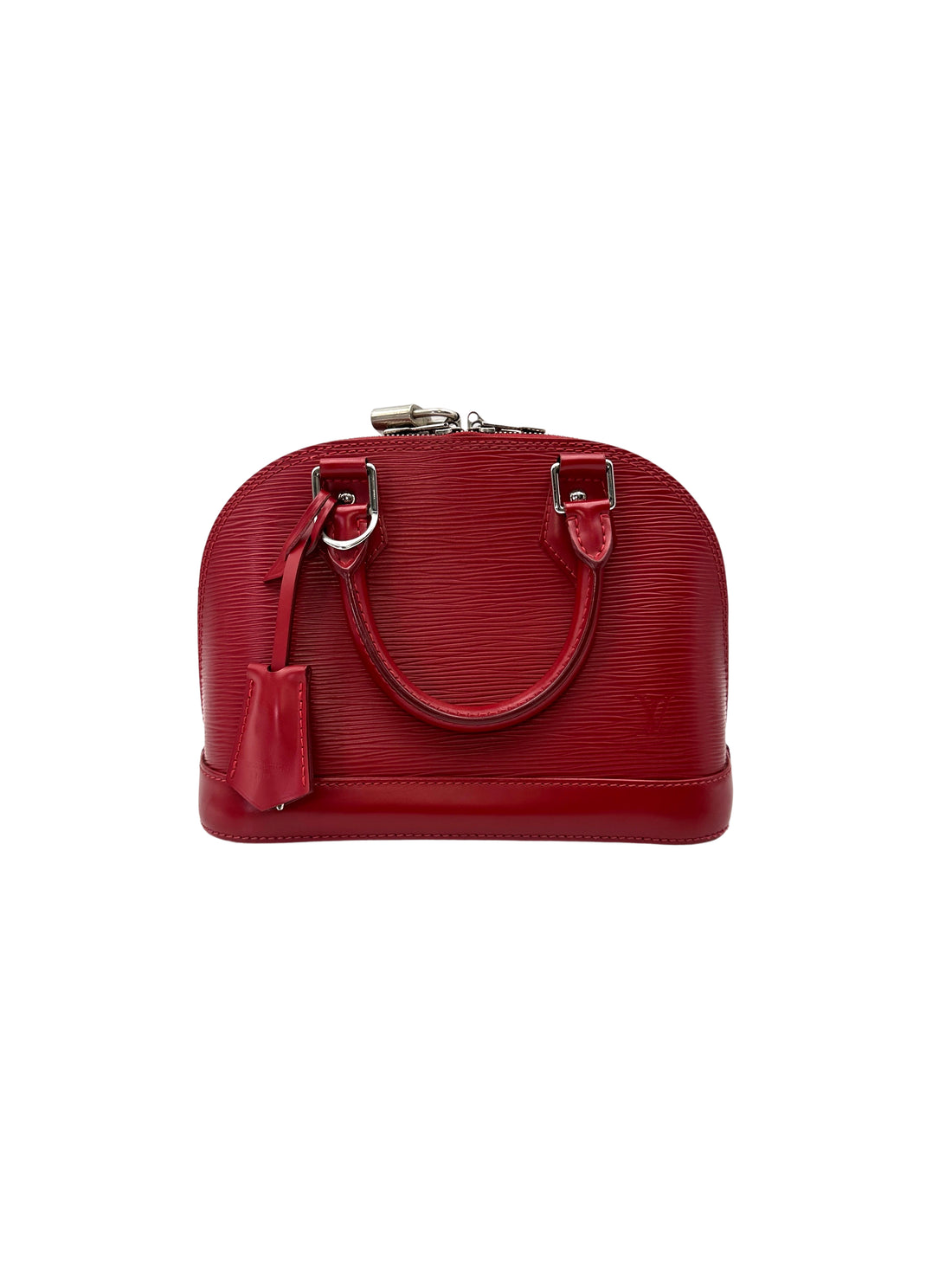 Louis Vuitton Alma BB Red Epi Leather Handle Bag LV2921