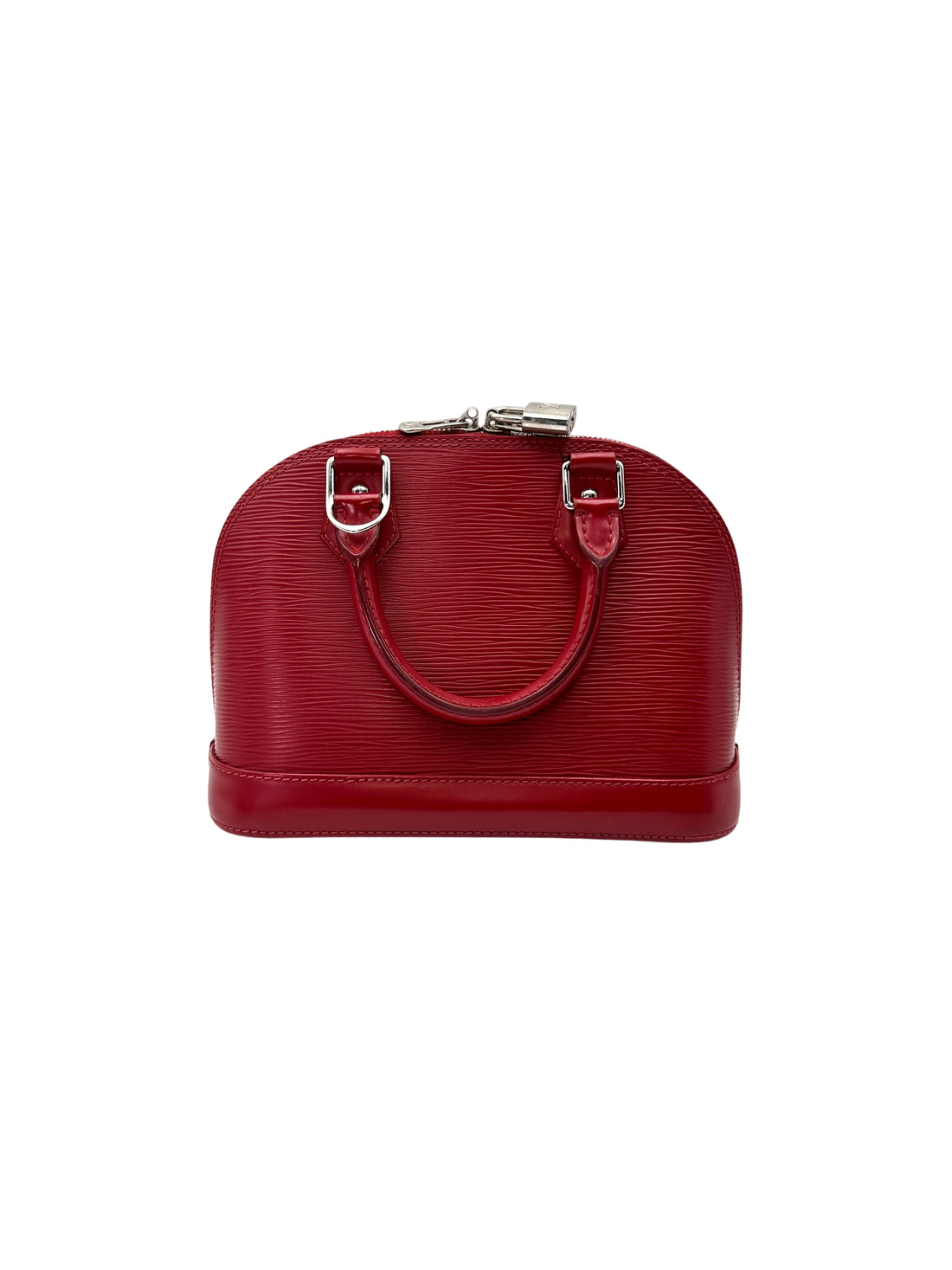 Louis Vuitton Alma BB Red Epi Leather Handle Bag LV2921