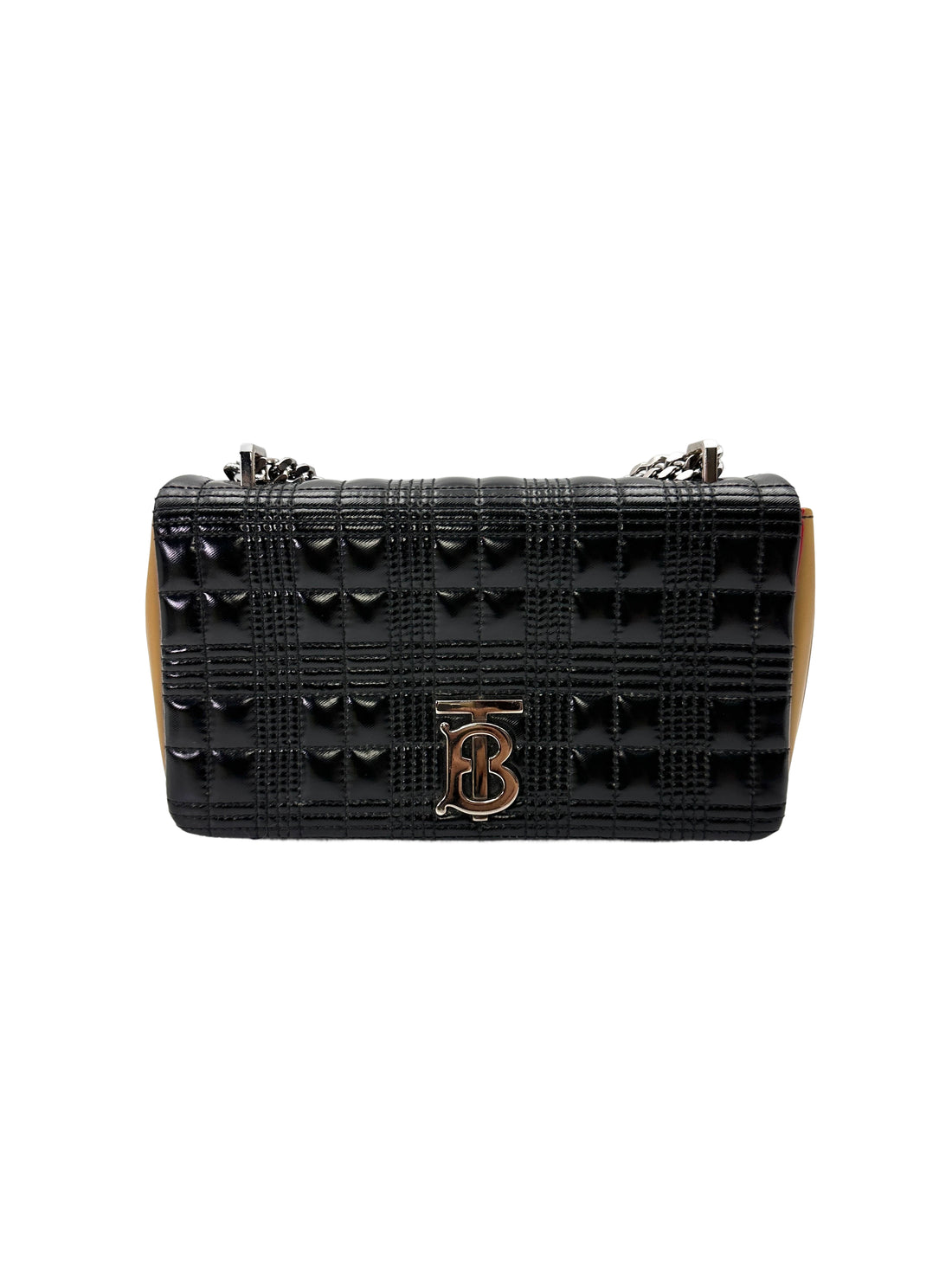 Burberry Lola Black Quilted Leather Shoulder Bag BR69