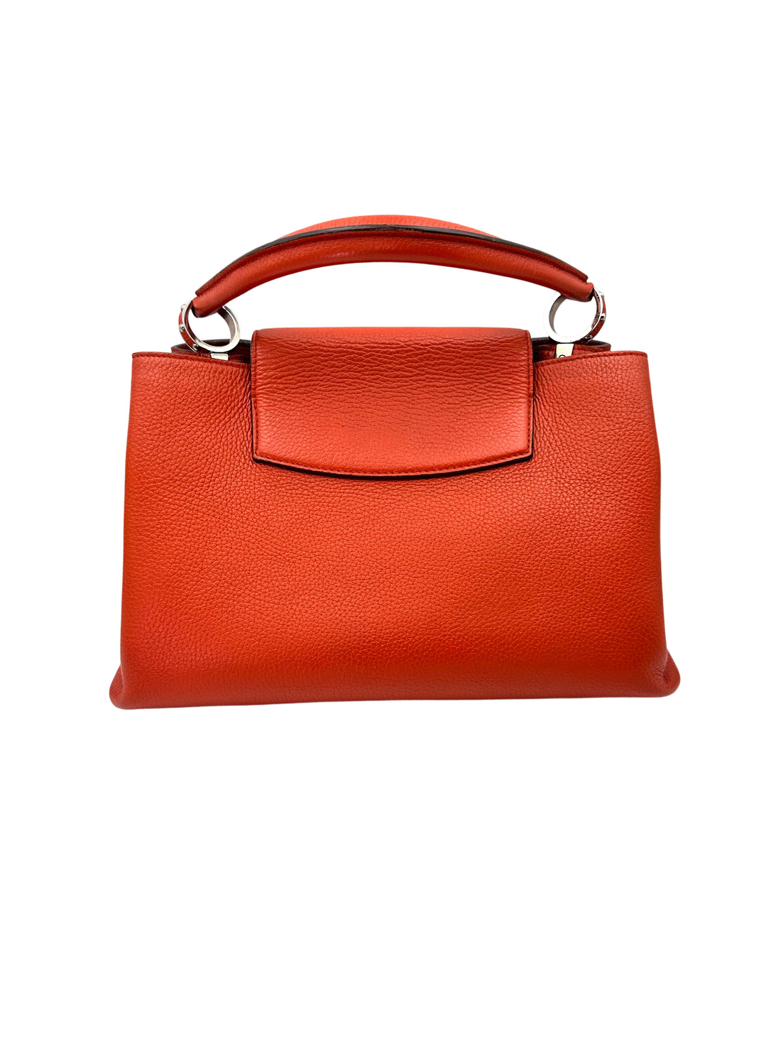 Louis Vuitton Capucines Red Leather Handle Bag LV2928