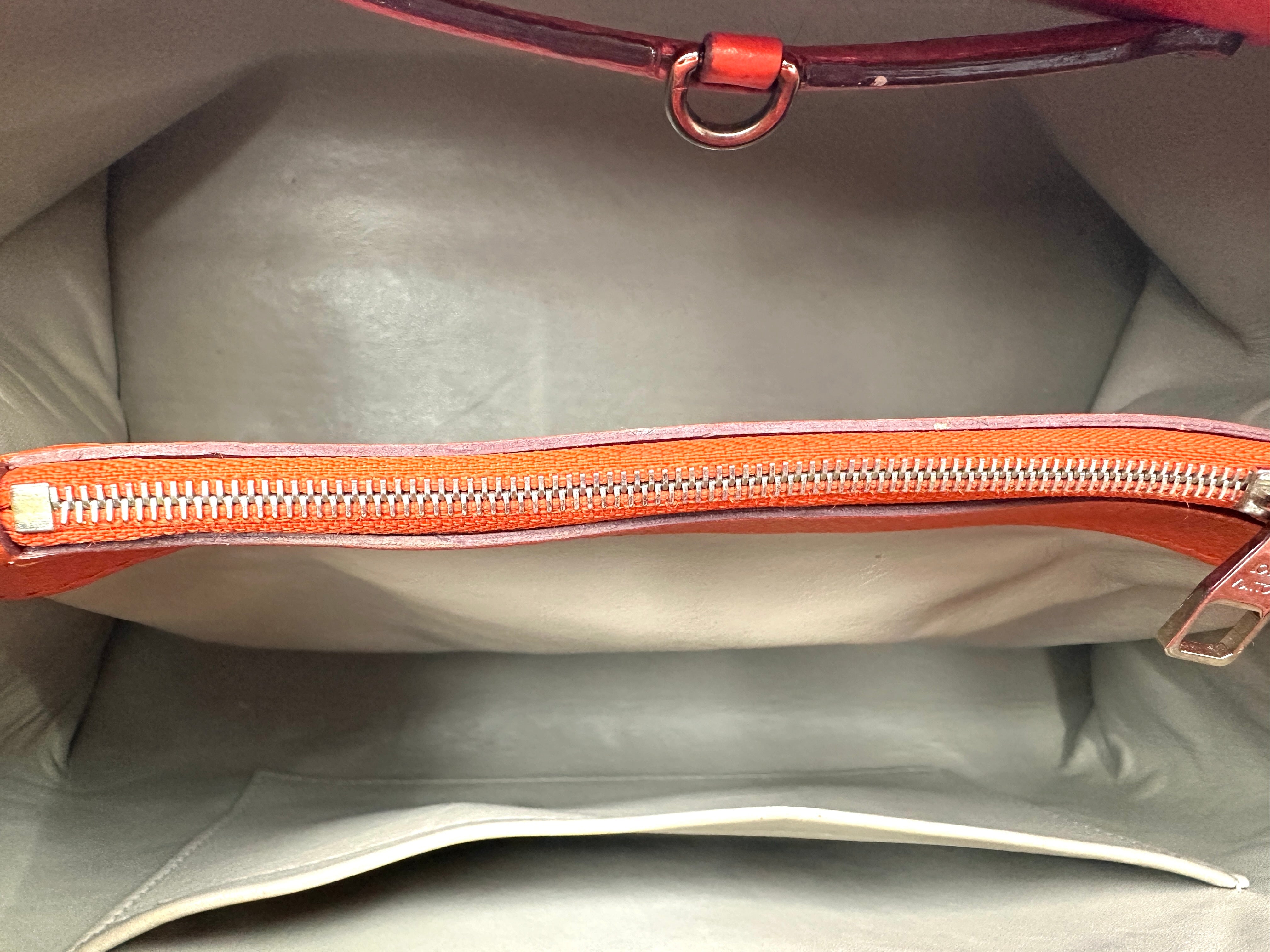 Louis Vuitton Capucines Red Leather Handle Bag LV2928