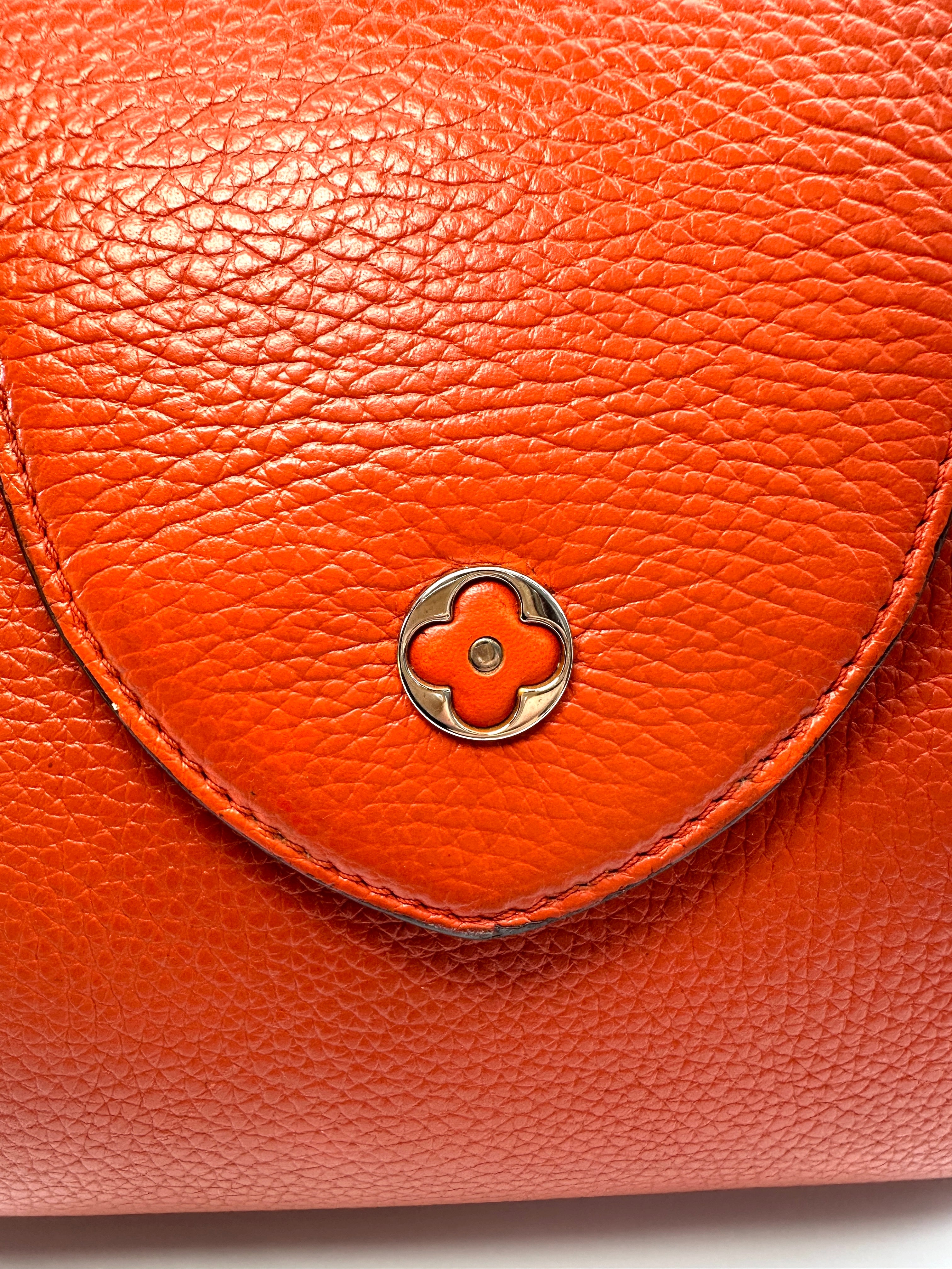 Louis Vuitton Capucines Red Leather Handle Bag LV2928