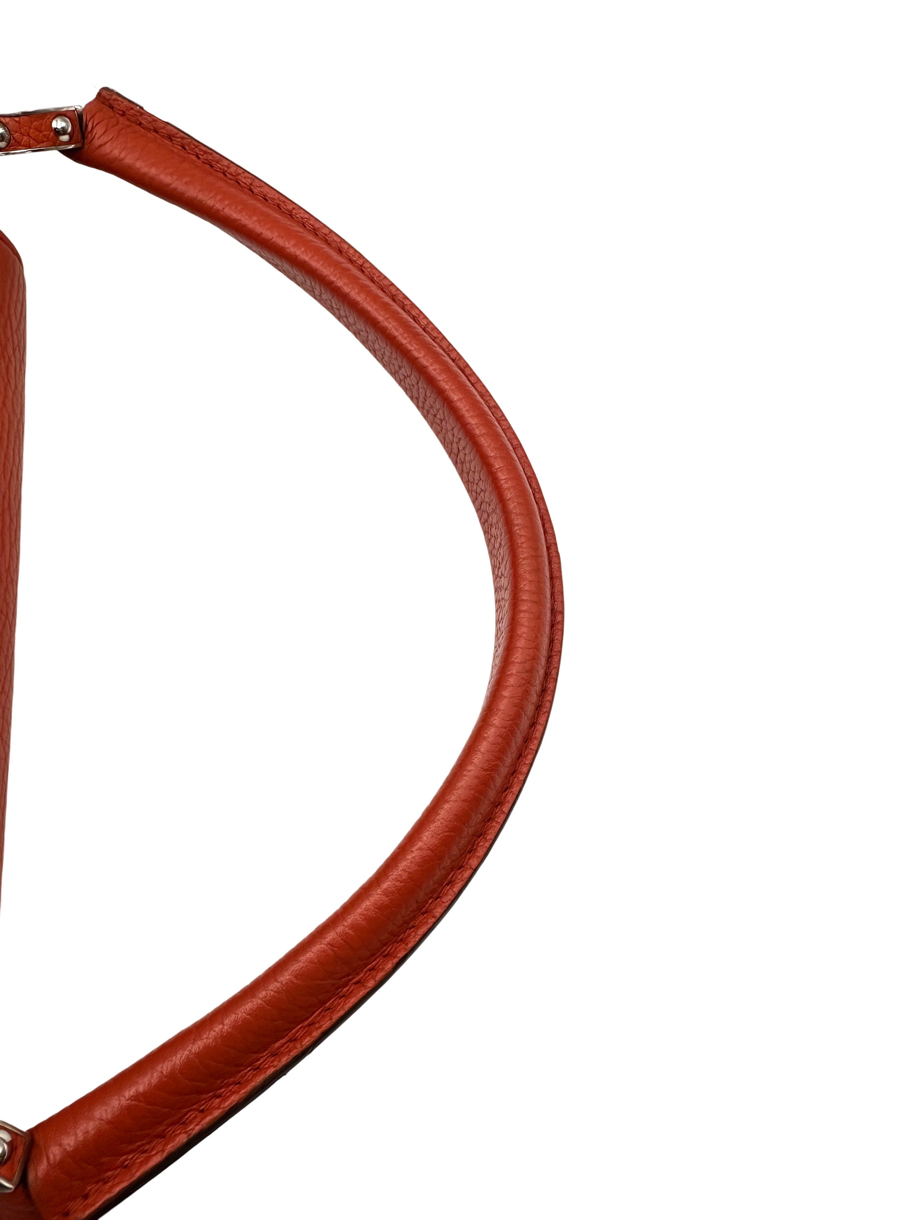 Louis Vuitton Capucines Red Leather Handle Bag LV2928