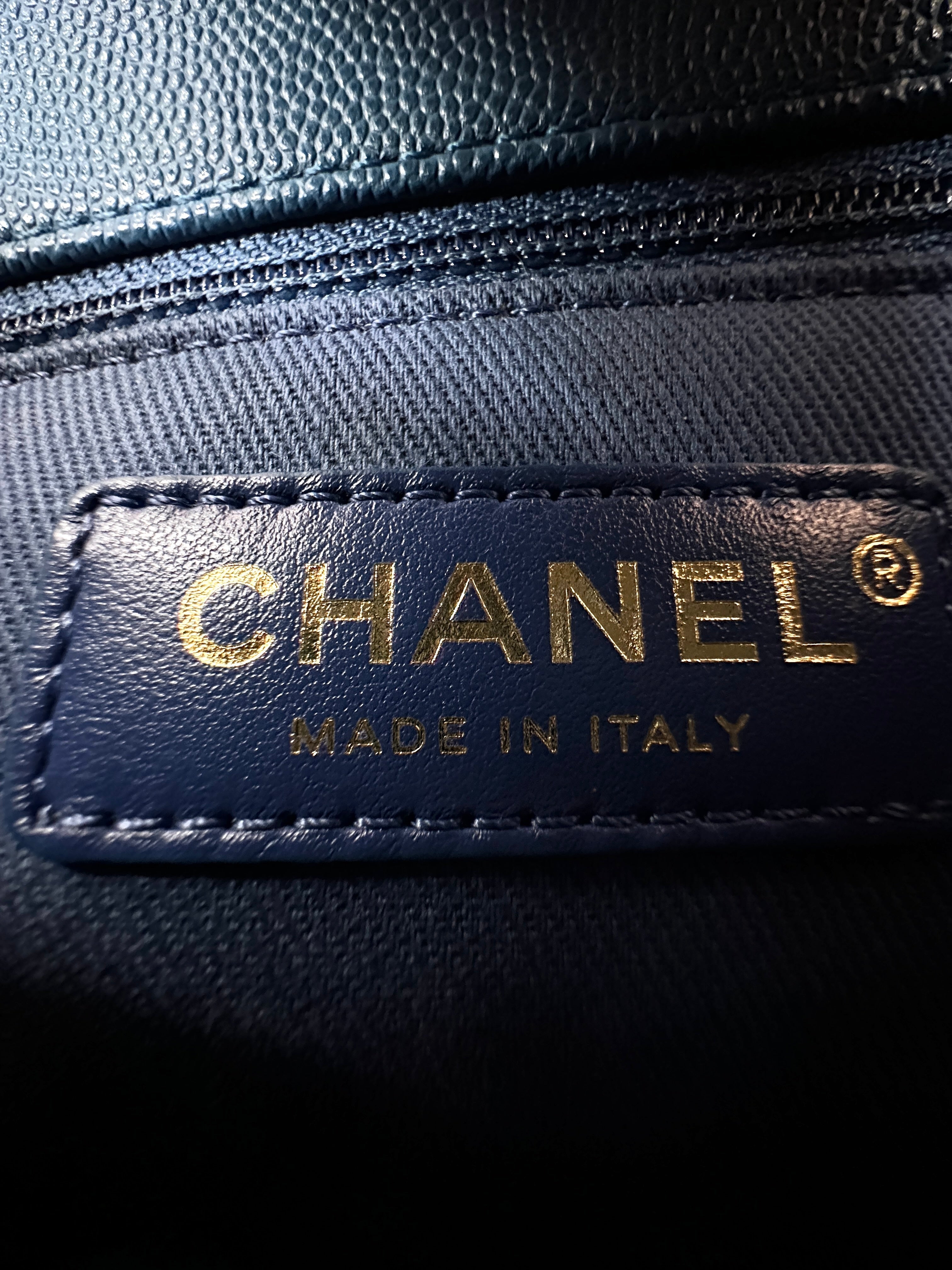 Chanel CoCo Handle Blue Quilted Leather Small Size Shoulder Bag(27***64) CC2082
