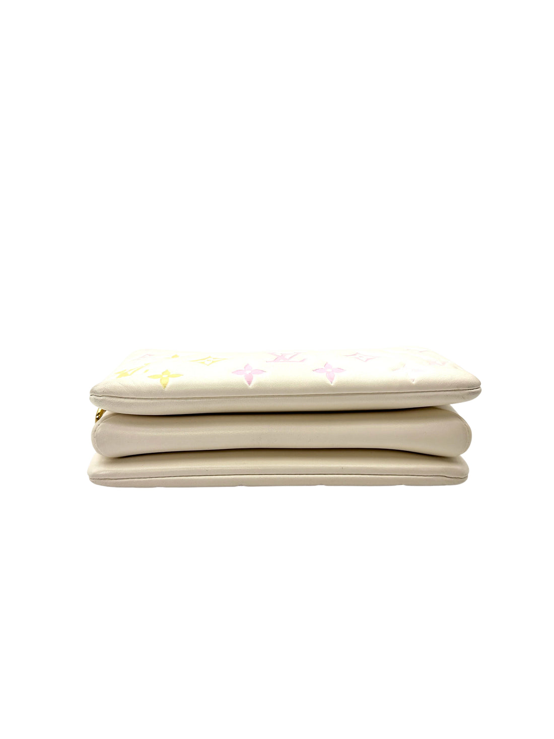 Louis Vuitton Coussin BB Milky Way White Monogram Embossed Puffy Leather Shoulder Bag LV2929