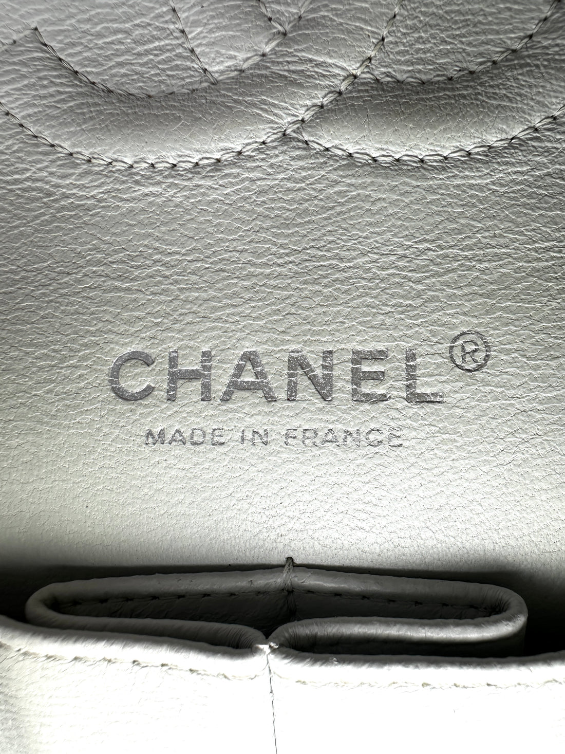 Chanel Classic Flap Light Grey Quilted Lambskin Medium Size Shoulder Bag With Silver Buckle(14***42) CC2086