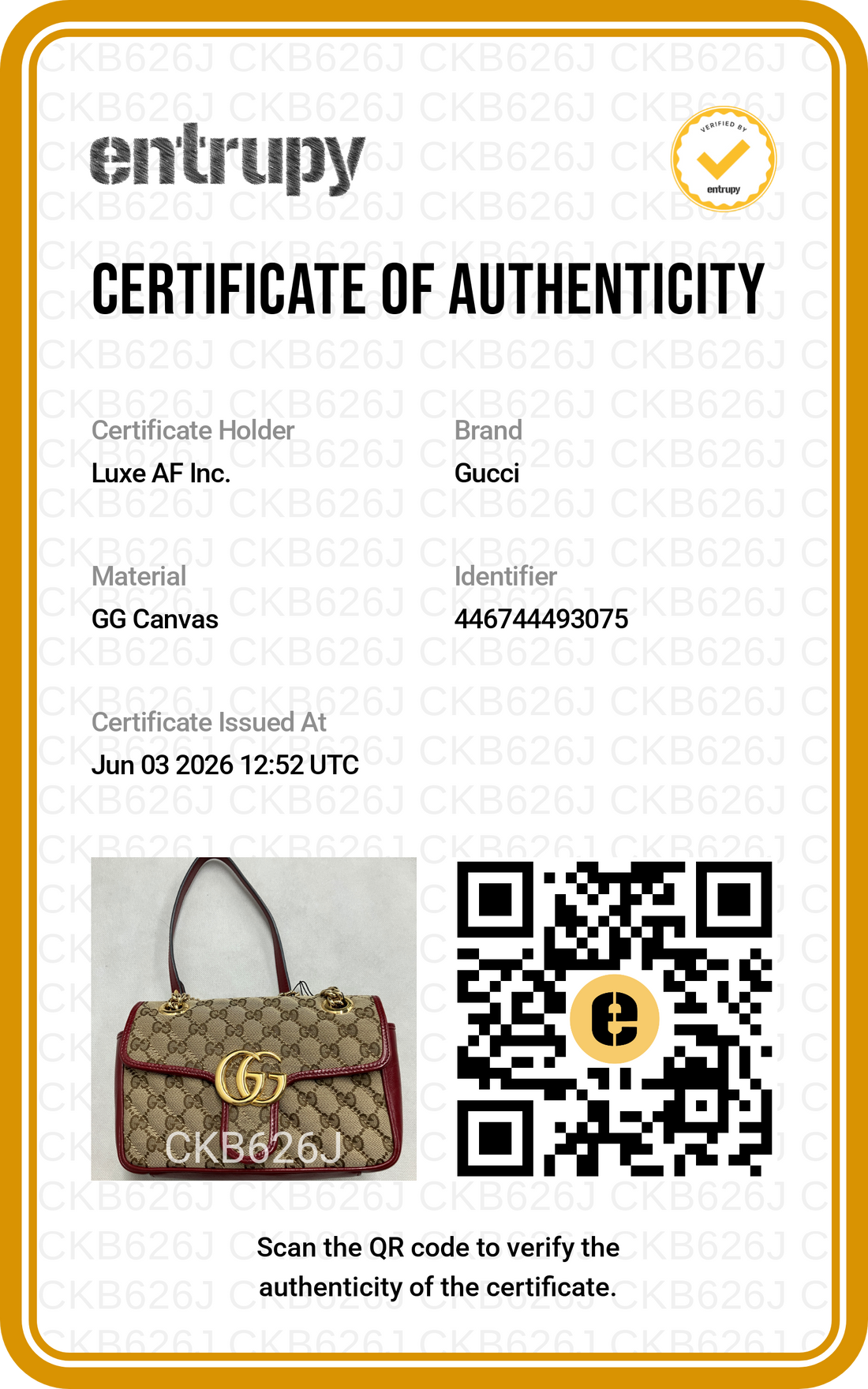 Gucci GG Marmont Beige Canvas Shoulder Bag With Red Trim GG1197