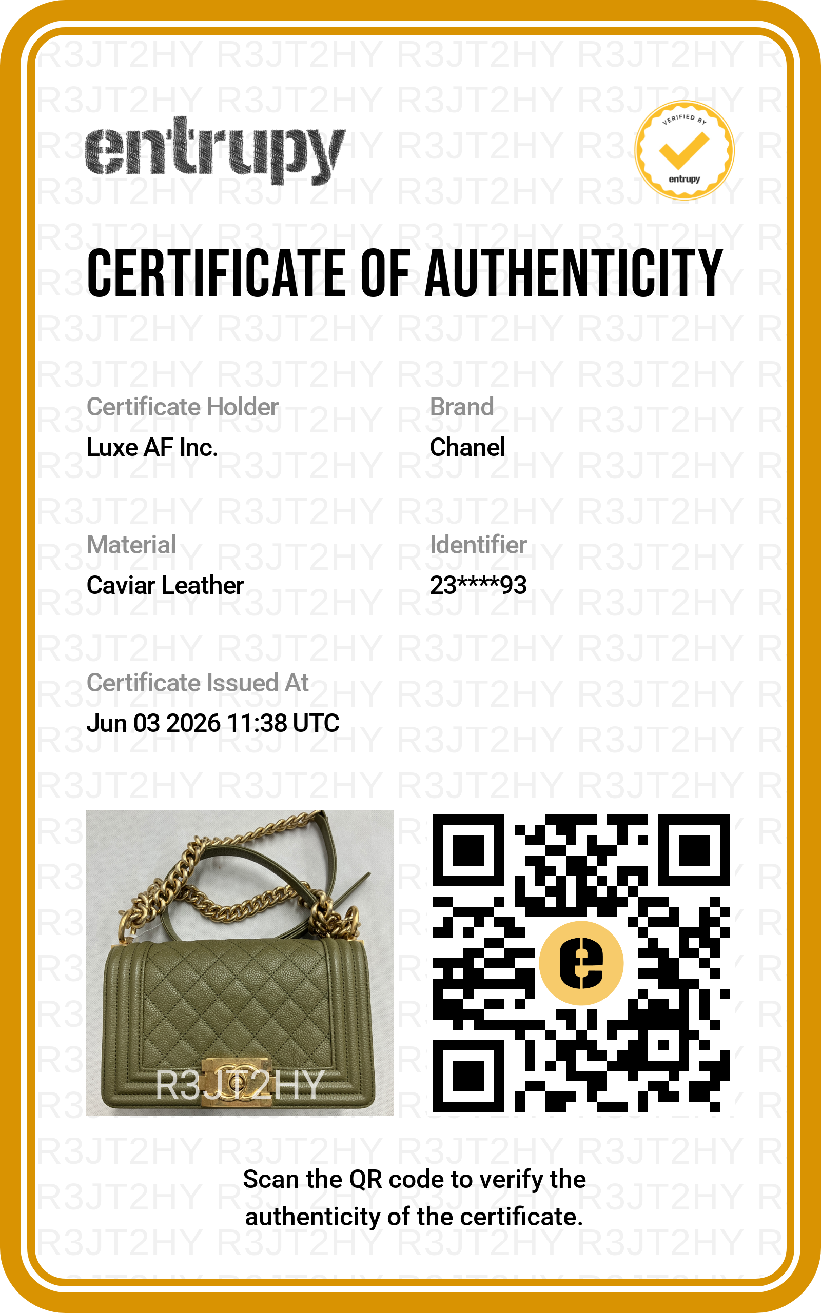 Chanel LeBoy Green Quilted Leather Small Size Flap Bag With Gold Buckle(23***93) CC2090