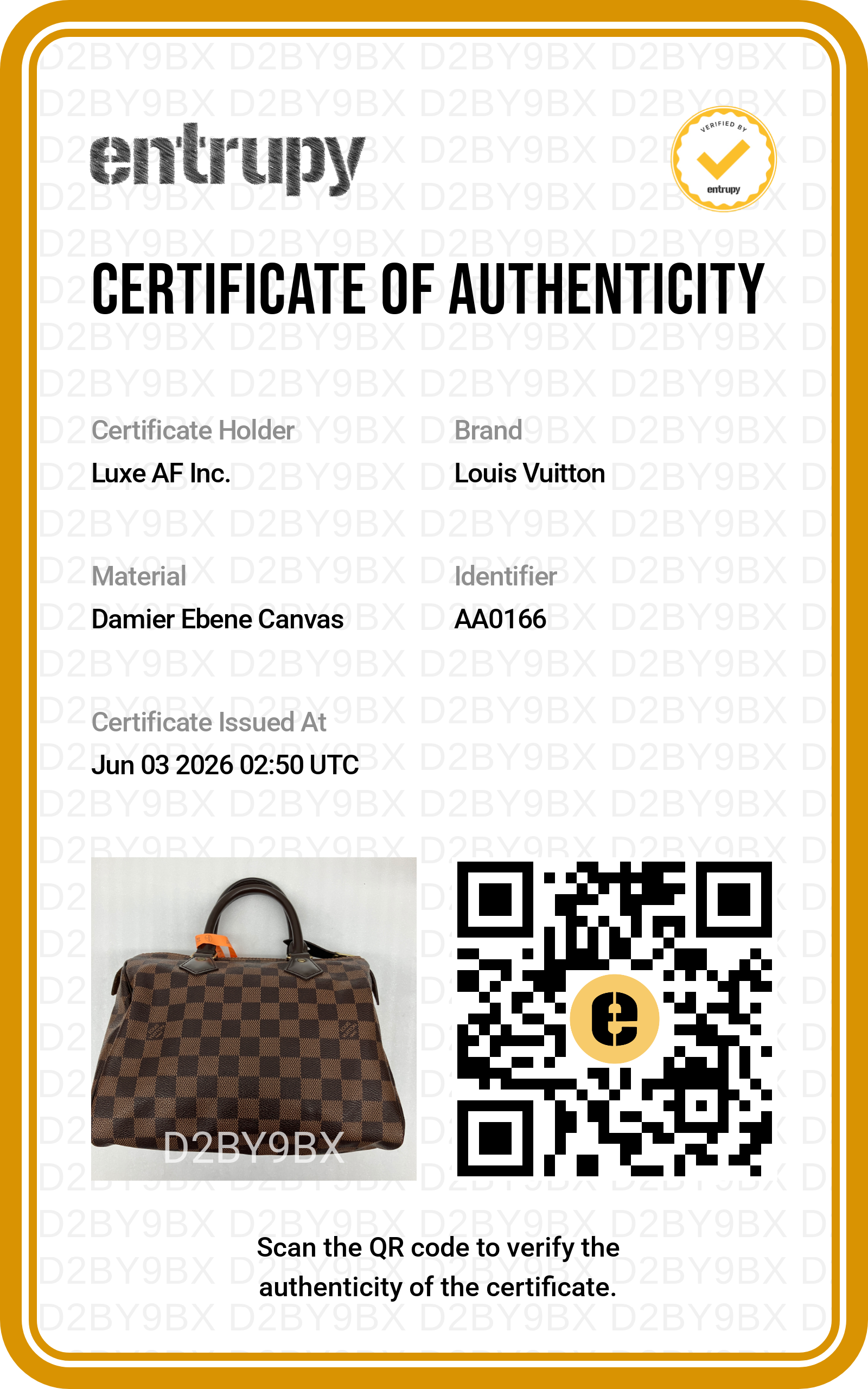 Louis Vuitton Speedy25 Damier Ebene Handle Bag LV2924