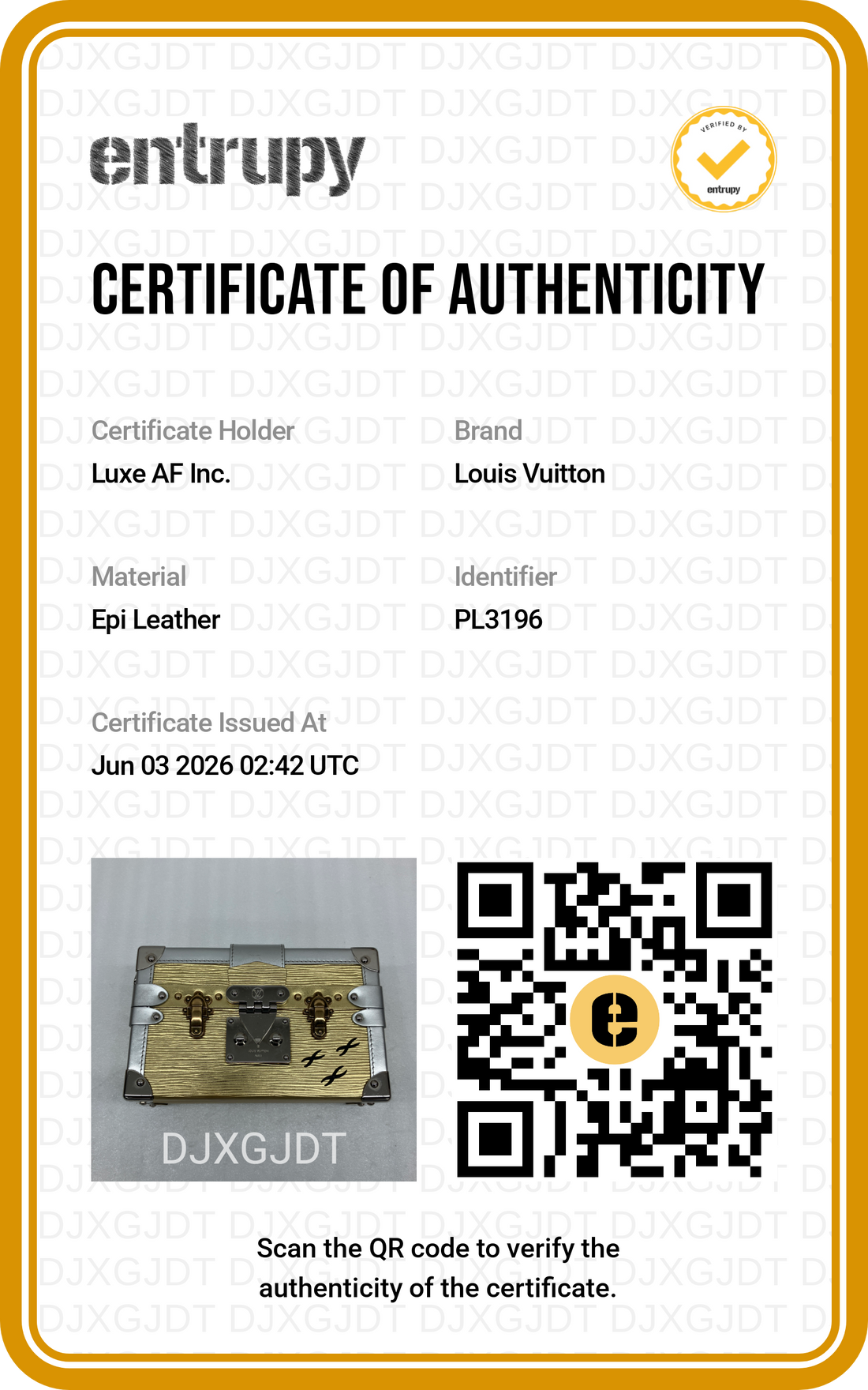 Louis Vuitton Petite Malle Gold/Silver Shoulder Bag LV2925