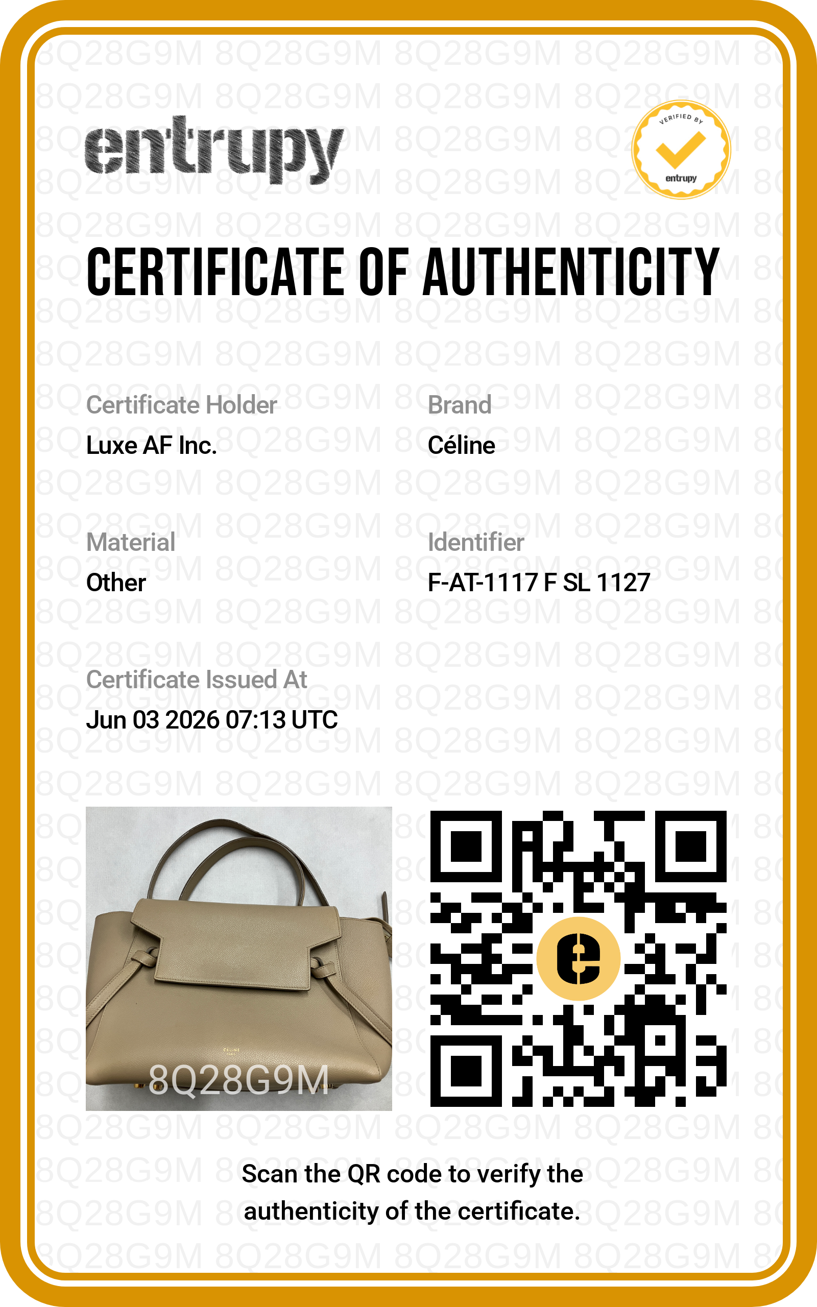 Celine Beige Leather Belt Handle Bag CE170
