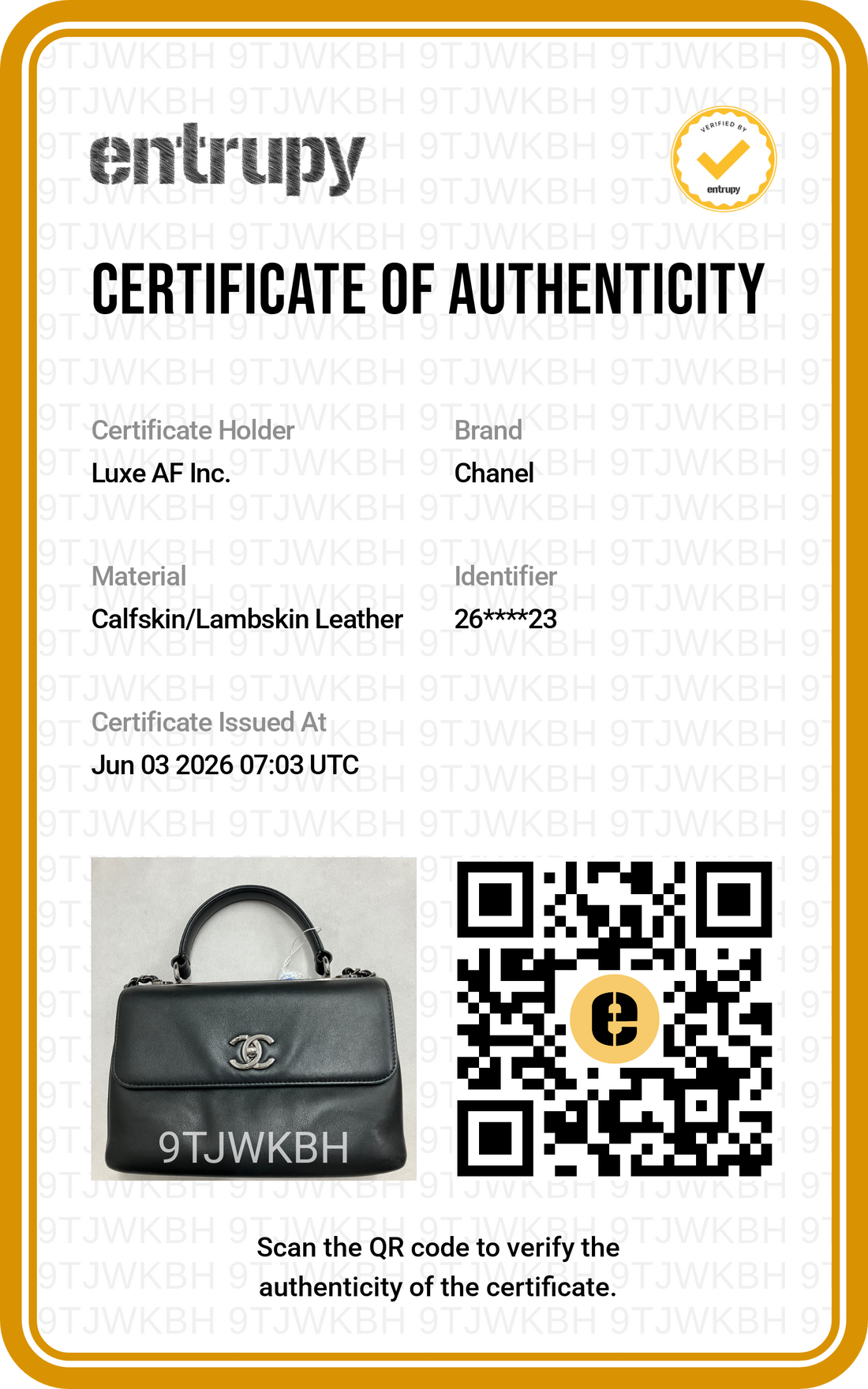 Chanel Black Leather Top Handle Bag(26***23) CC2084
