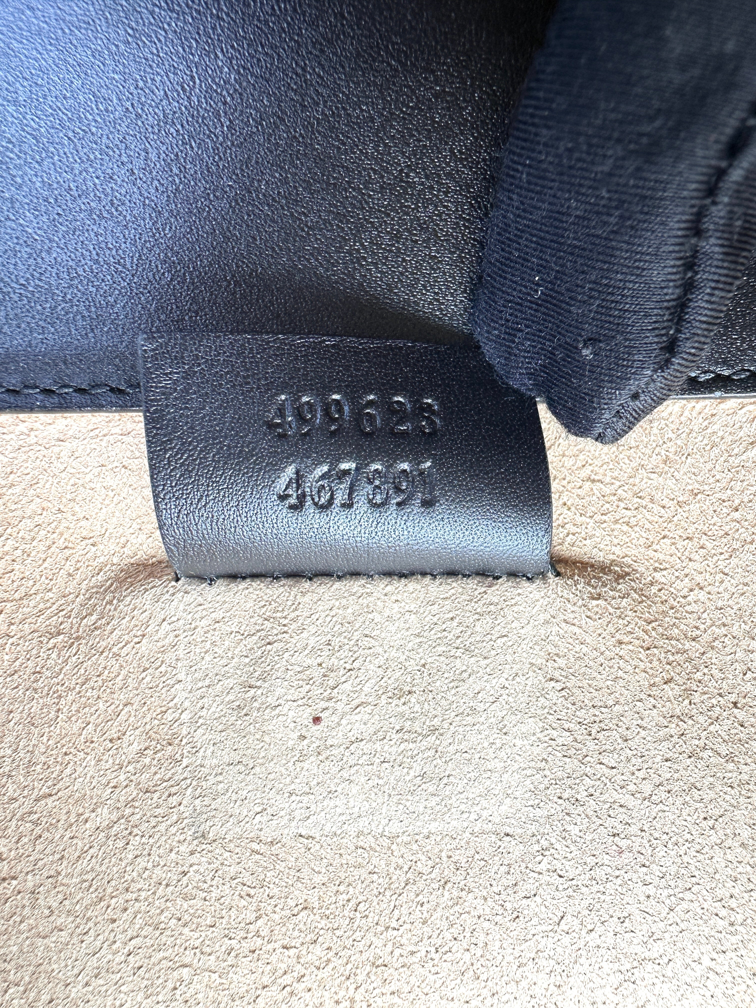 Gucci Dionysus Navy Velvet Medium Size Shoulder Bag GG1194