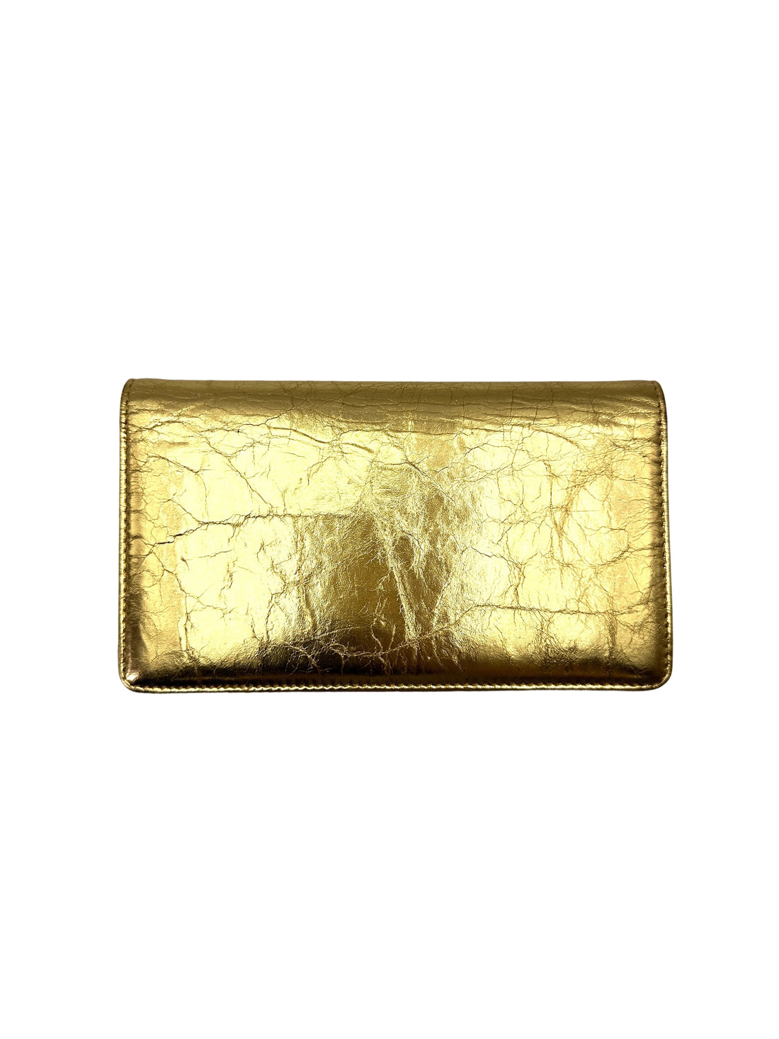 Chanel Votez CoCo Metallic Gold Long Wallet(20***12) CC2094