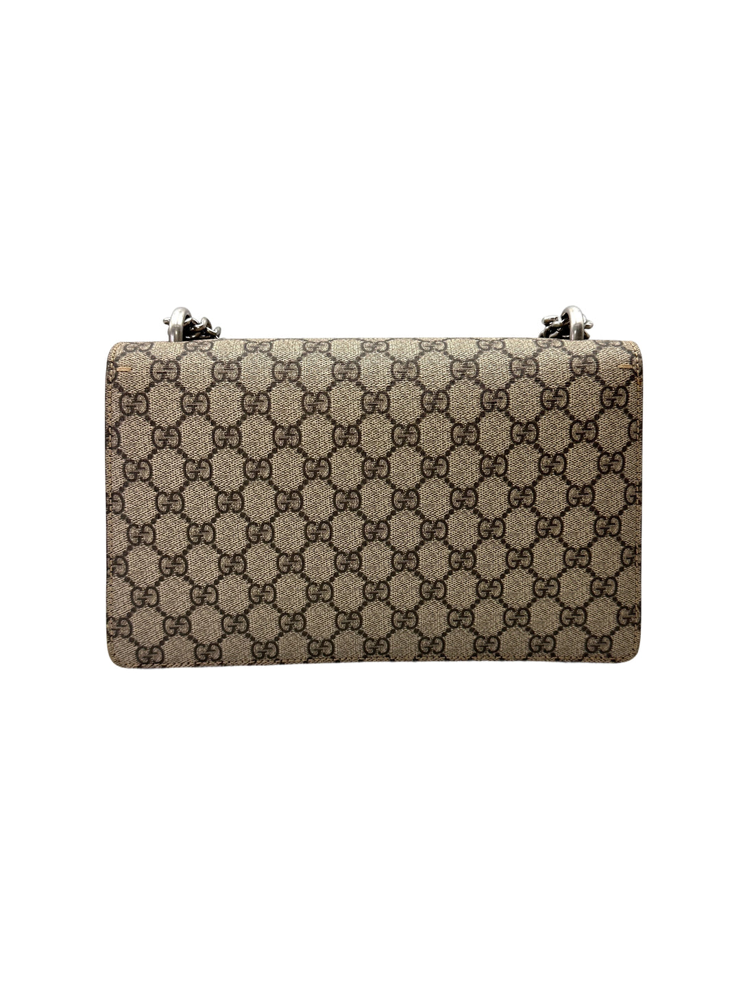 Gucci Dionysus GG Supreme Canvas Shoulder Bag With Red Trim GG1191