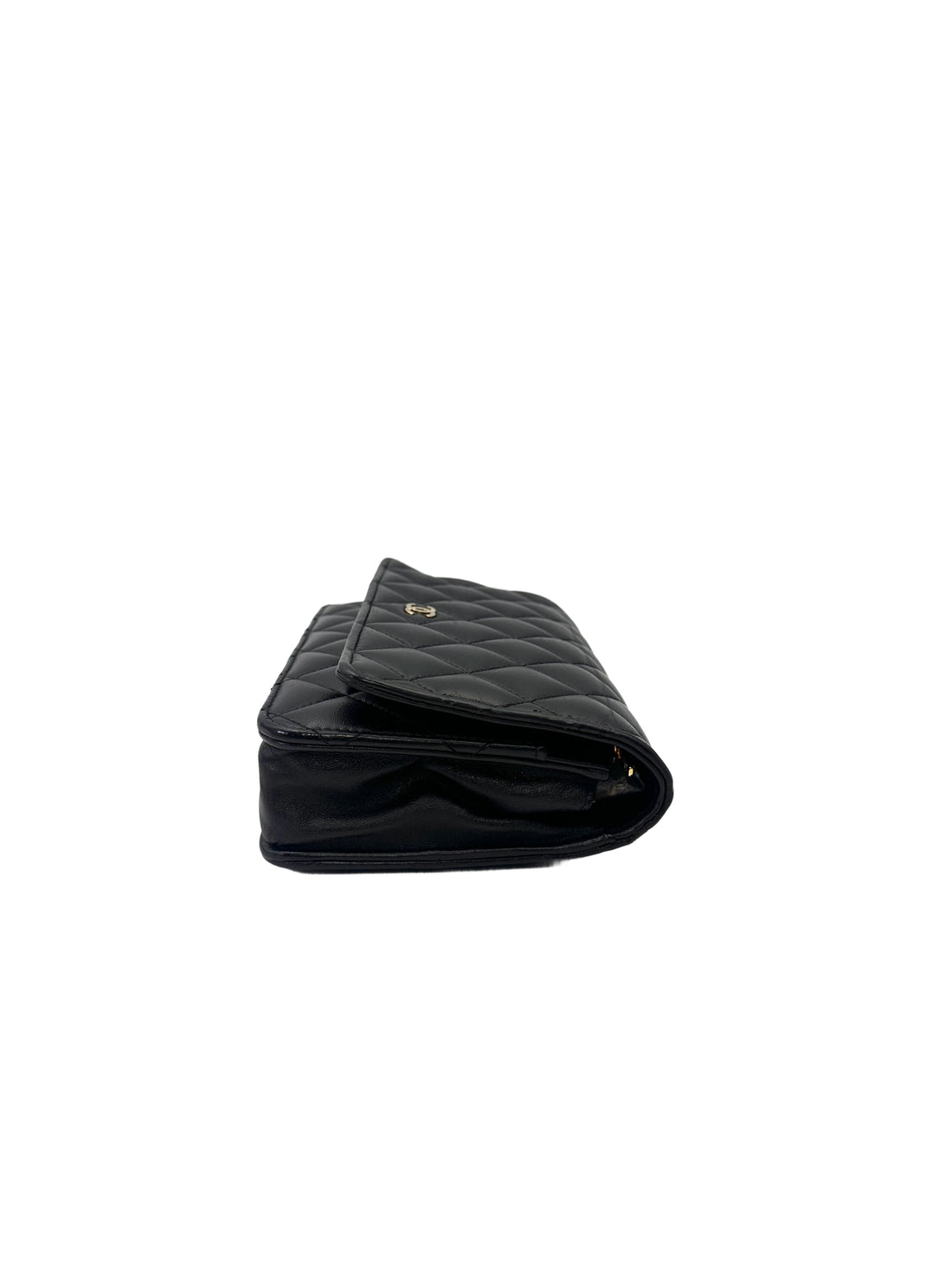 Chanel Black Quilted Lambskin Wallet On Chain(UU***1E) CC2098