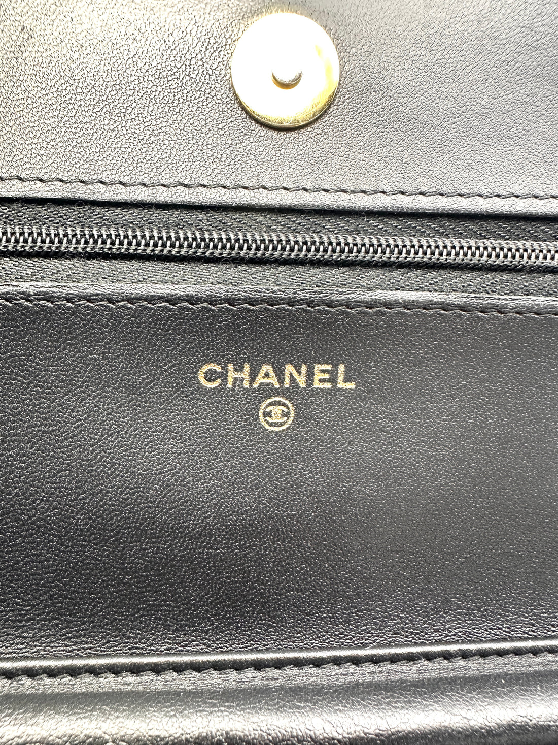 Chanel Black Quilted Lambskin Wallet On Chain(UU***1E) CC2098