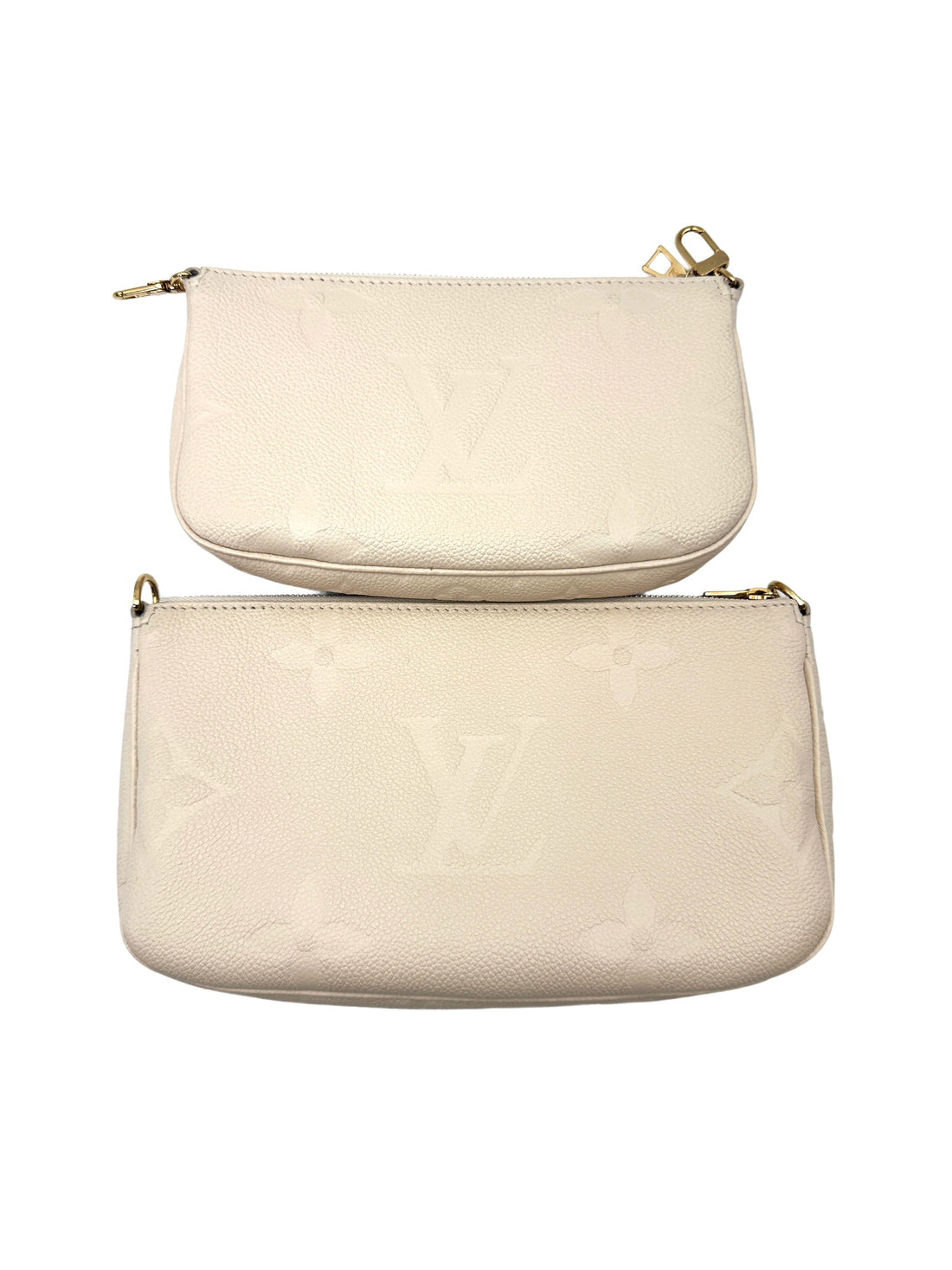 Louis Vuitton White Monogram Empreinte Leather Multi Pochette Accessoires LV2934