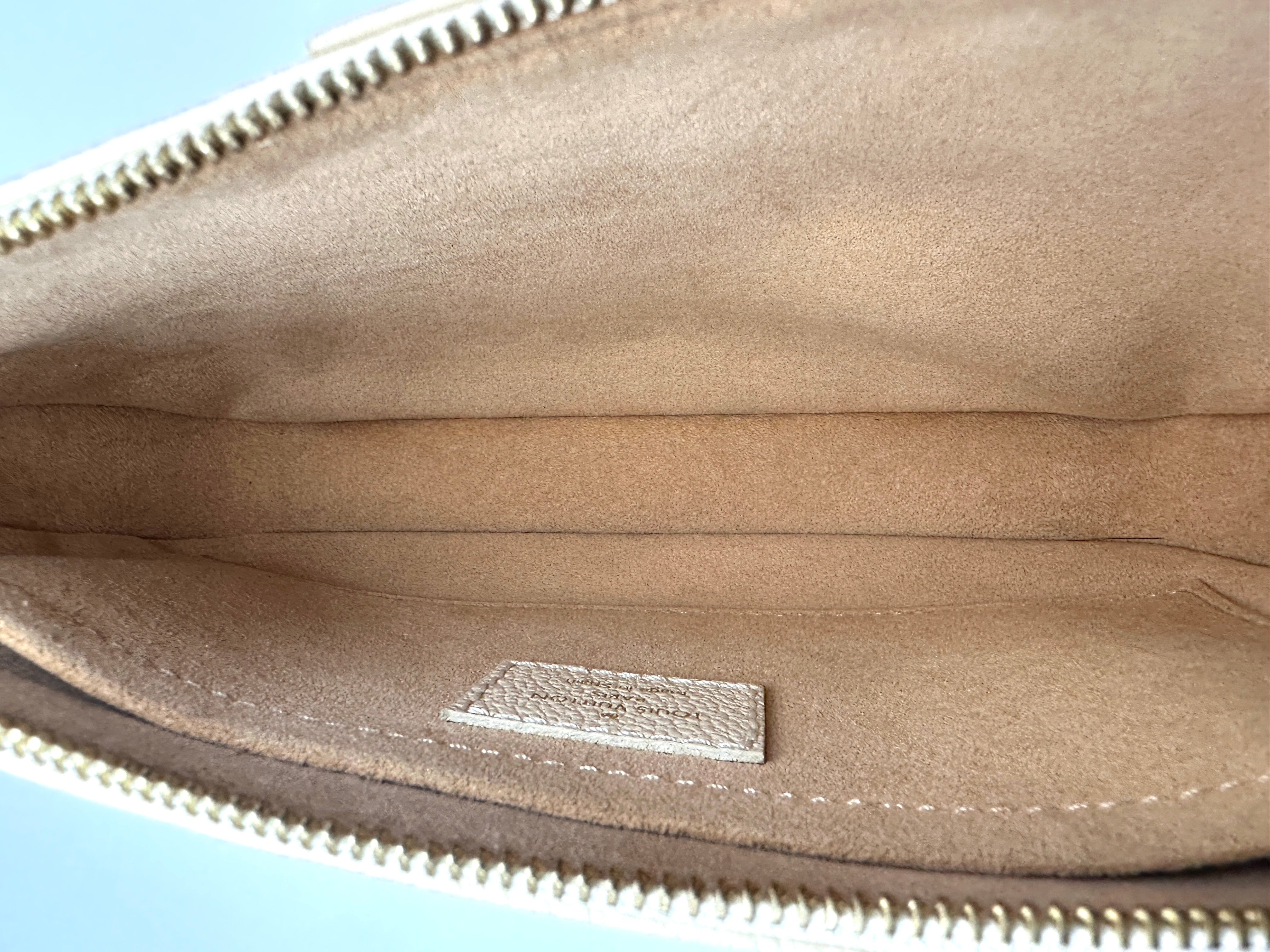 Louis Vuitton White Monogram Empreinte Leather Multi Pochette Accessoires LV2934