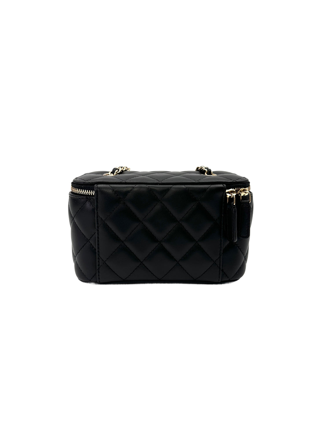 Chanel Black Quilted Lambskin Vanity Case(31***24) CC2103