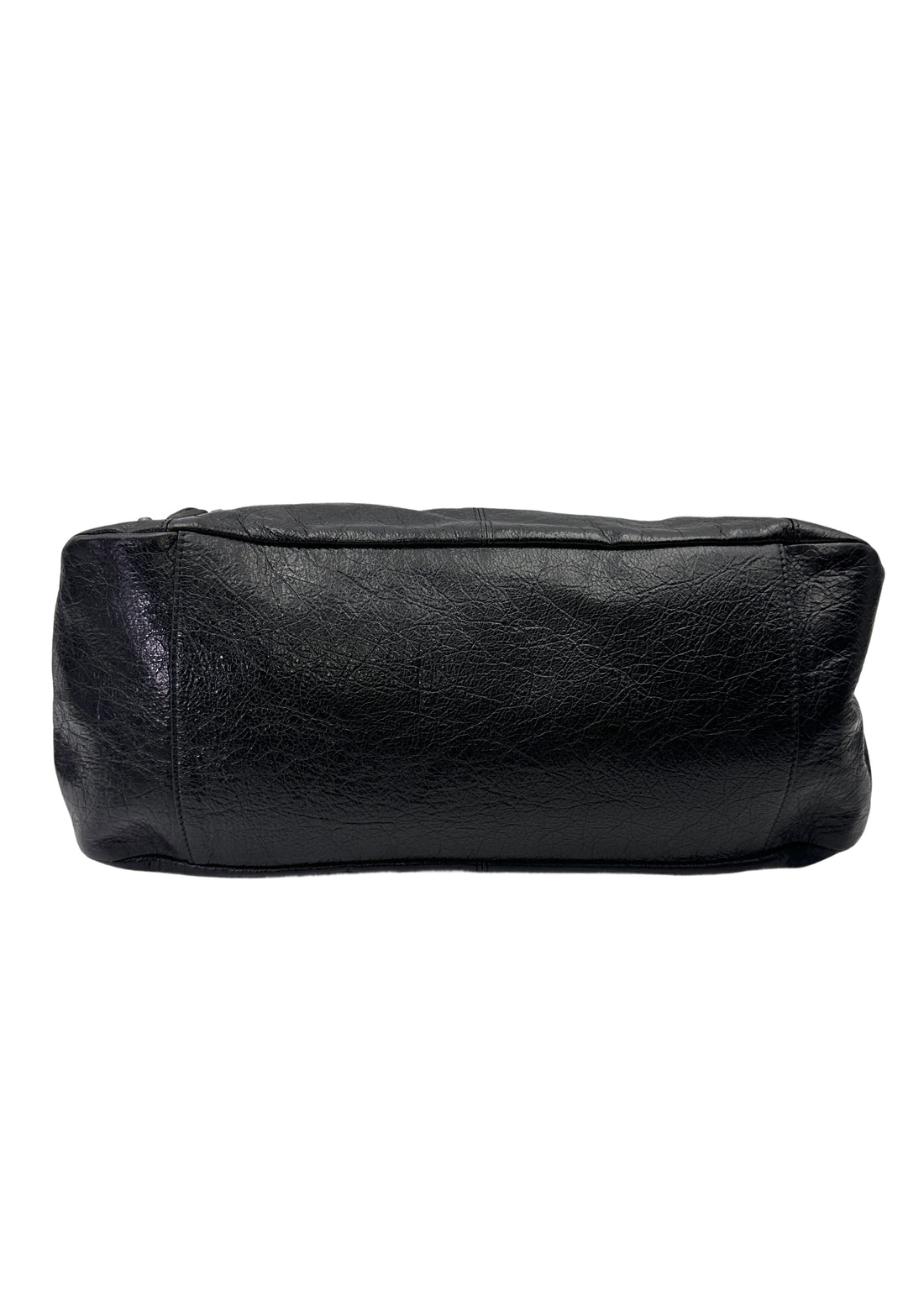 Balenciaga Classic Le City Moto Black Leather Shoulder Bag BB73