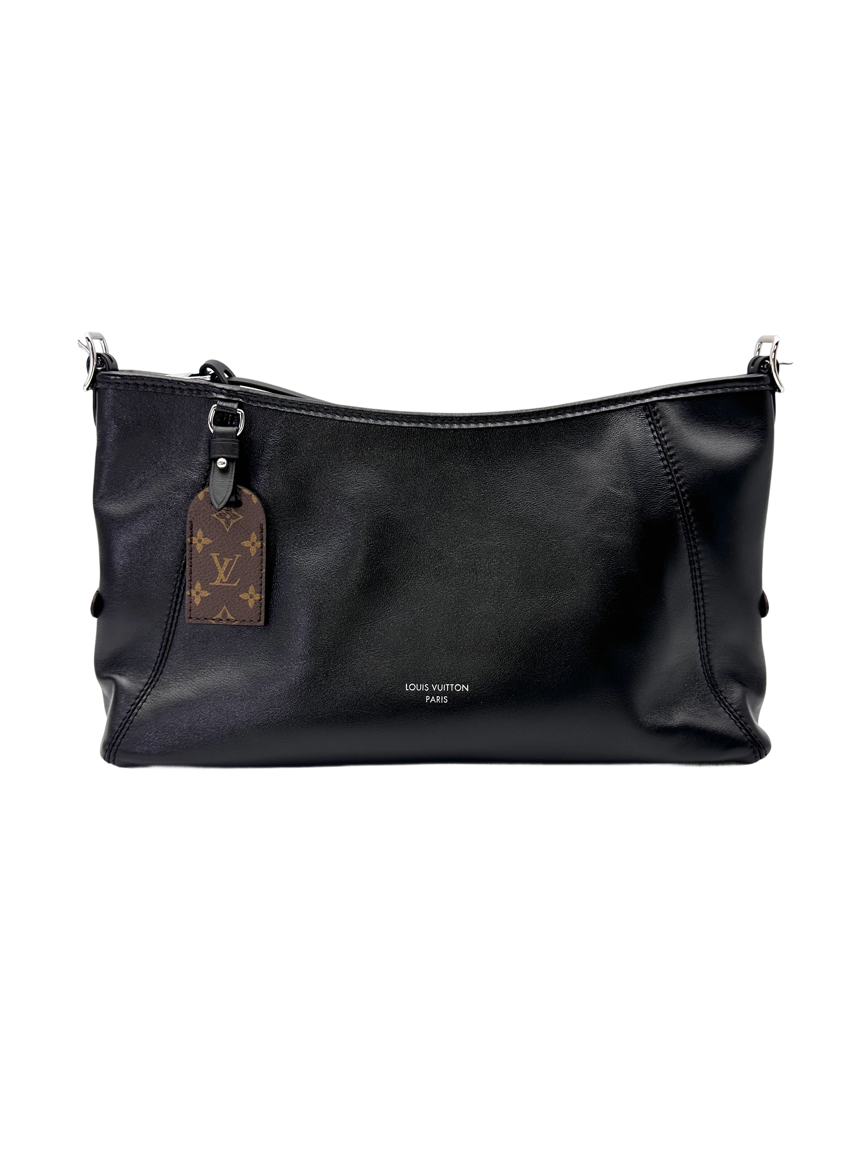 Louis Vuitton Carryall Black Lambskin Shoulder Bag LV2936