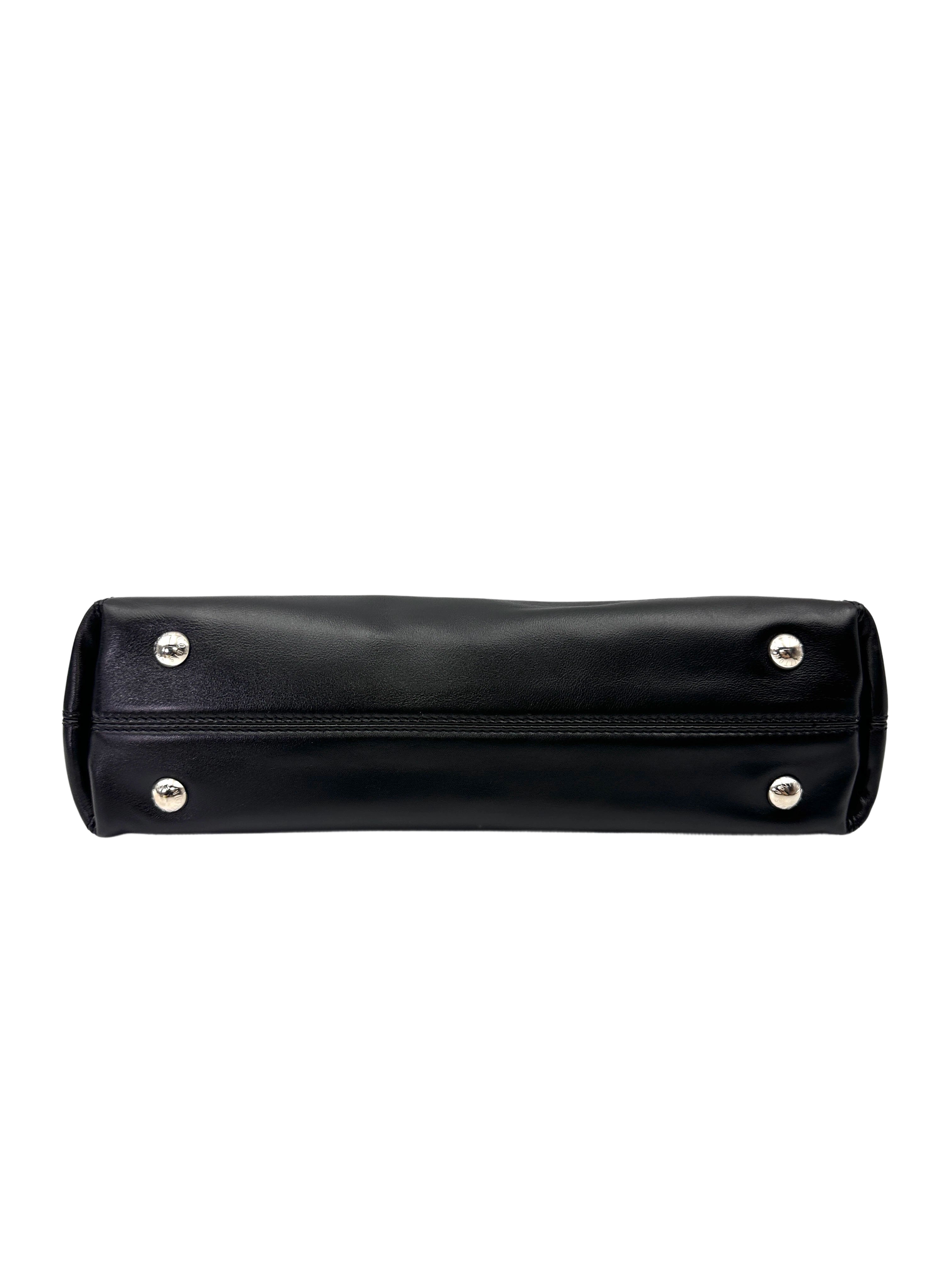 Louis Vuitton Carryall Black Lambskin Shoulder Bag LV2936