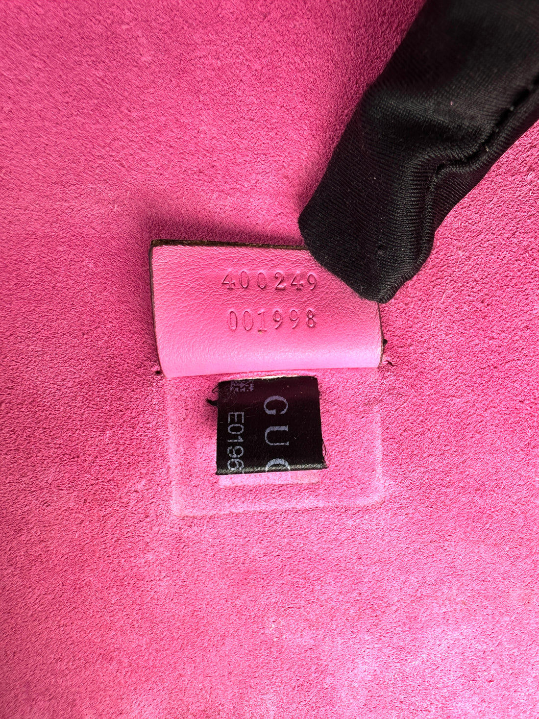 Gucci Dionysus GG Supreme Canvas Medium Size Shoulder Bag With Pink Trim GG1200