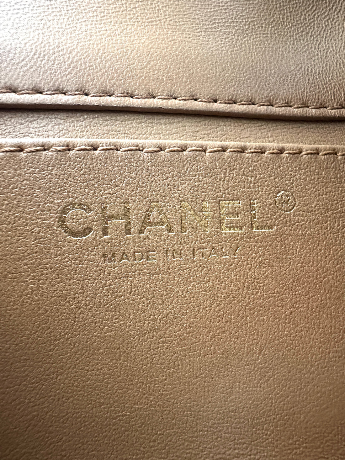 Chanel 22B Classic Flap Brown Quilted Lambskin Mini Shoulder Bag With Gold Buckle(GP***HH) CC2106
