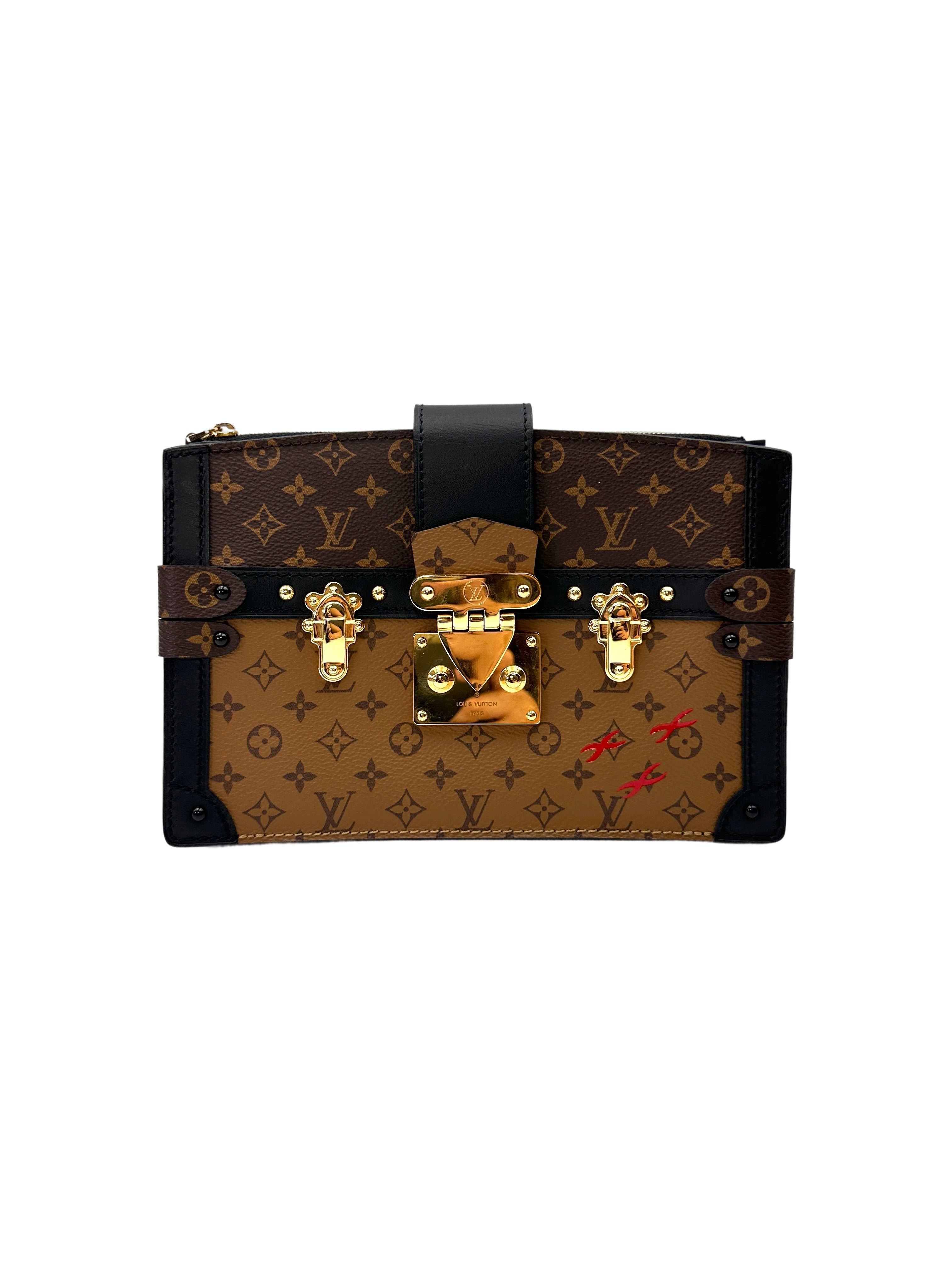 Louis Vuitton Trunk Clutch Monogram Canvas Bag LV2940