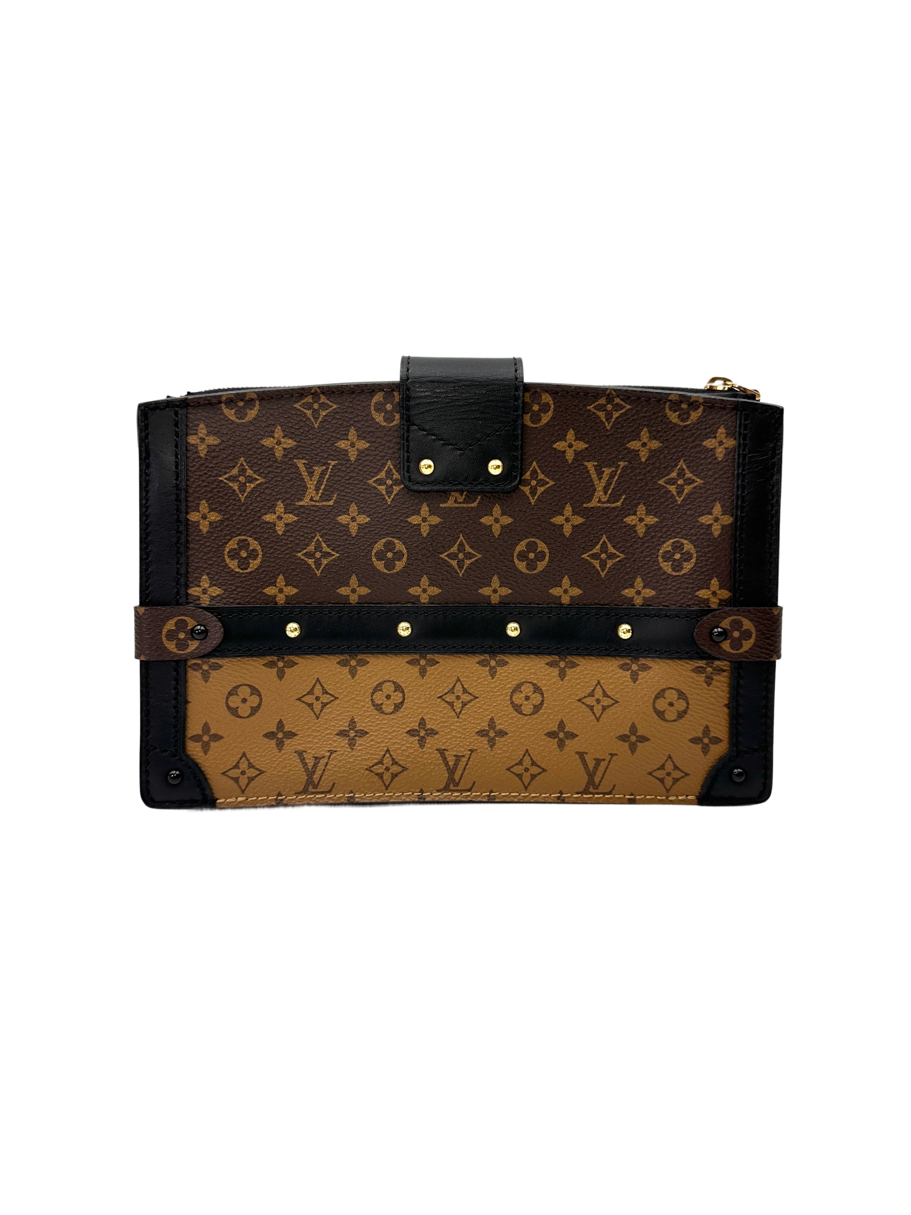 Louis Vuitton Trunk Clutch Monogram Canvas Bag LV2940