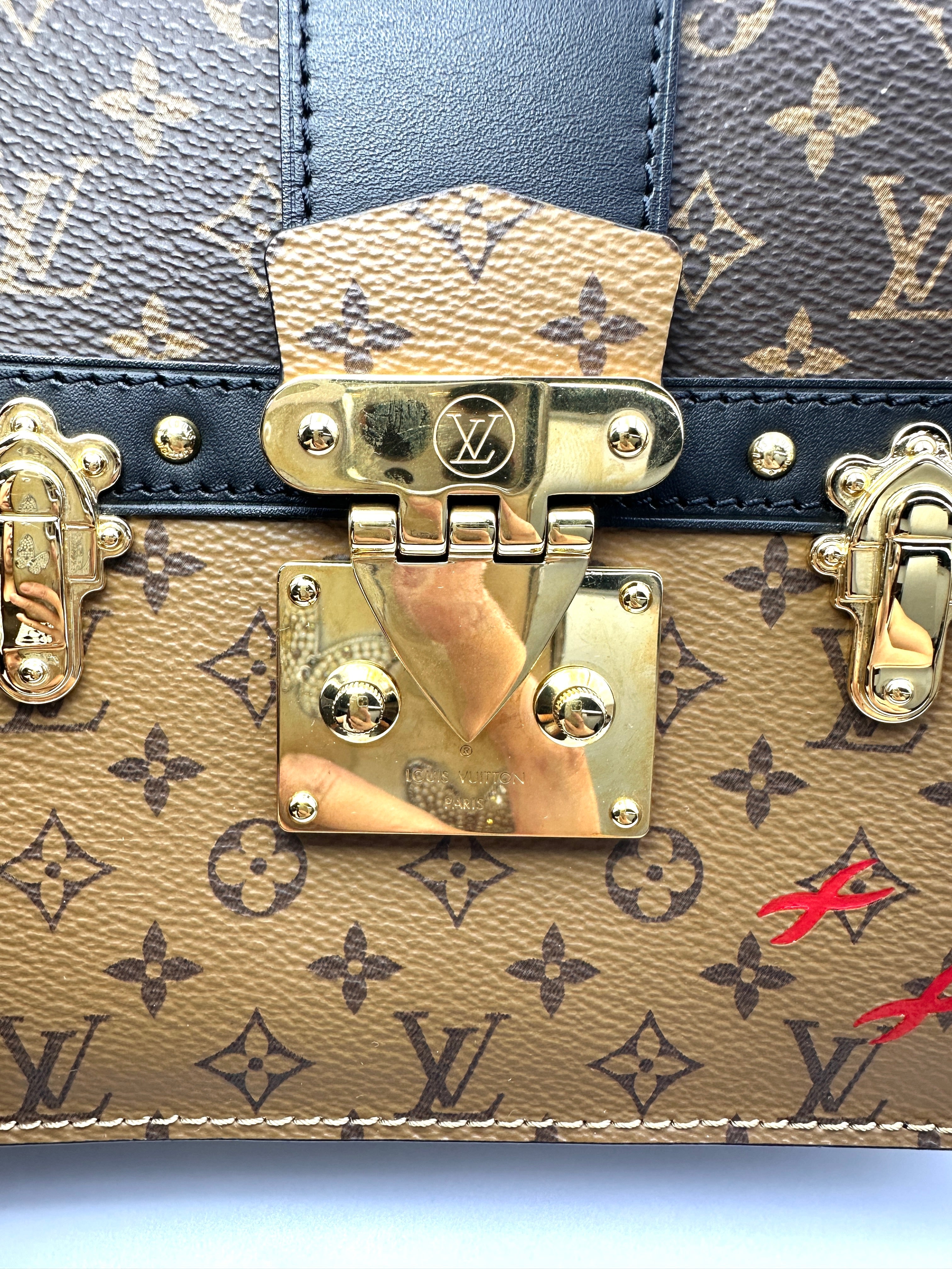 Louis Vuitton Trunk Clutch Monogram Canvas Bag LV2940