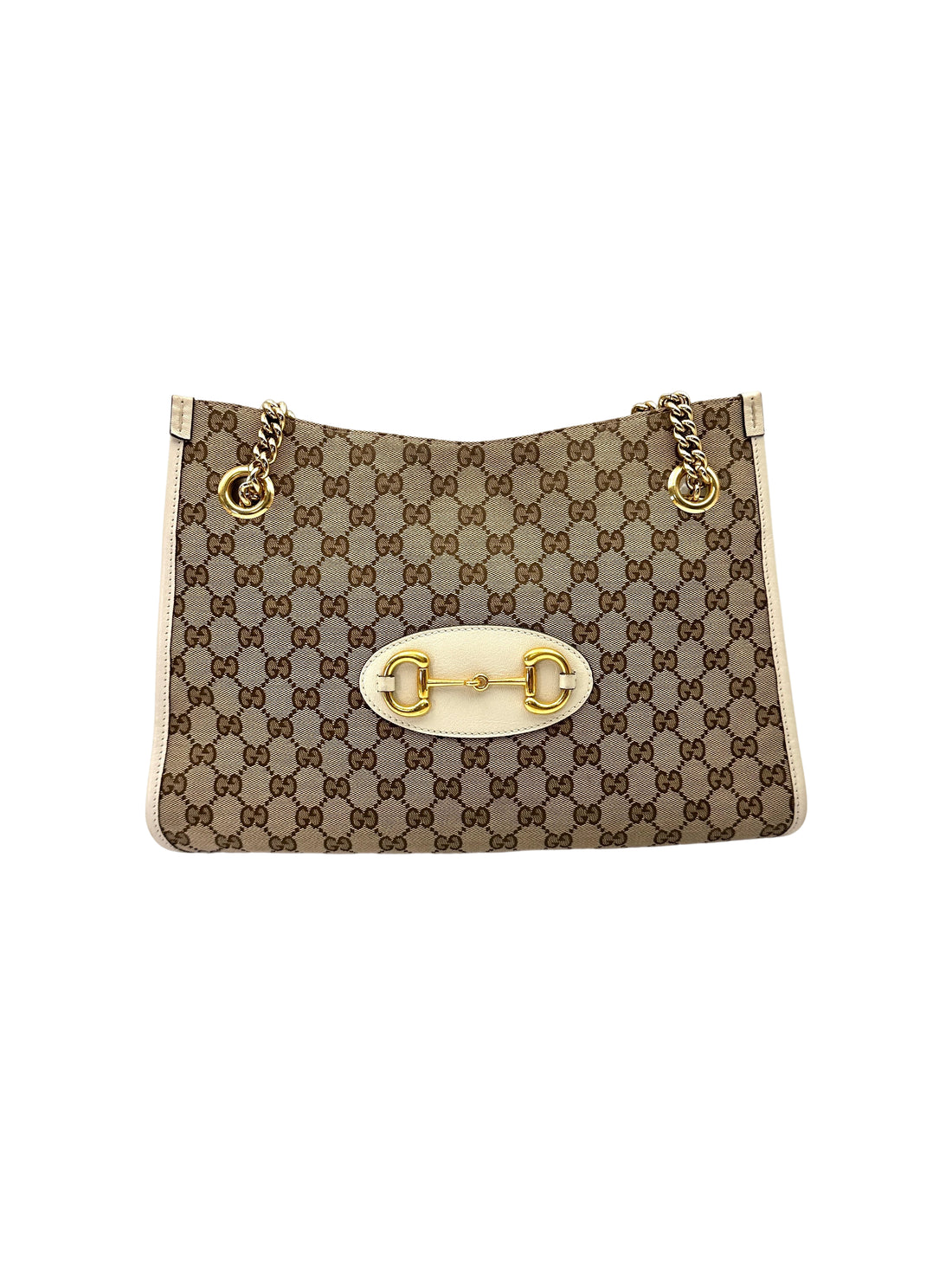 Gucci 1955 Horsebit GG Supreme Canvas Top Handle Bag GG1209