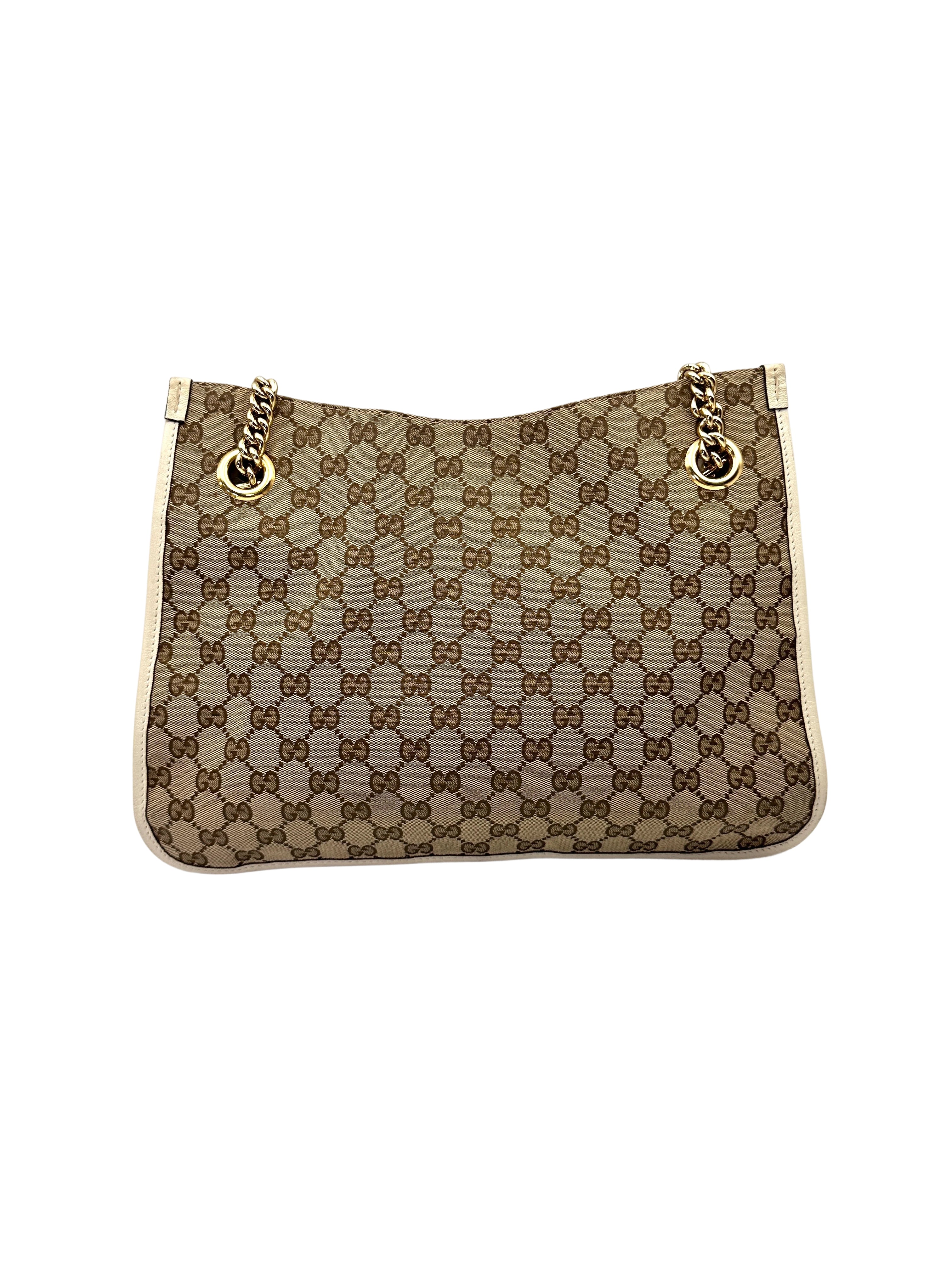 Gucci 1955 Horsebit GG Supreme Canvas Top Handle Bag GG1209