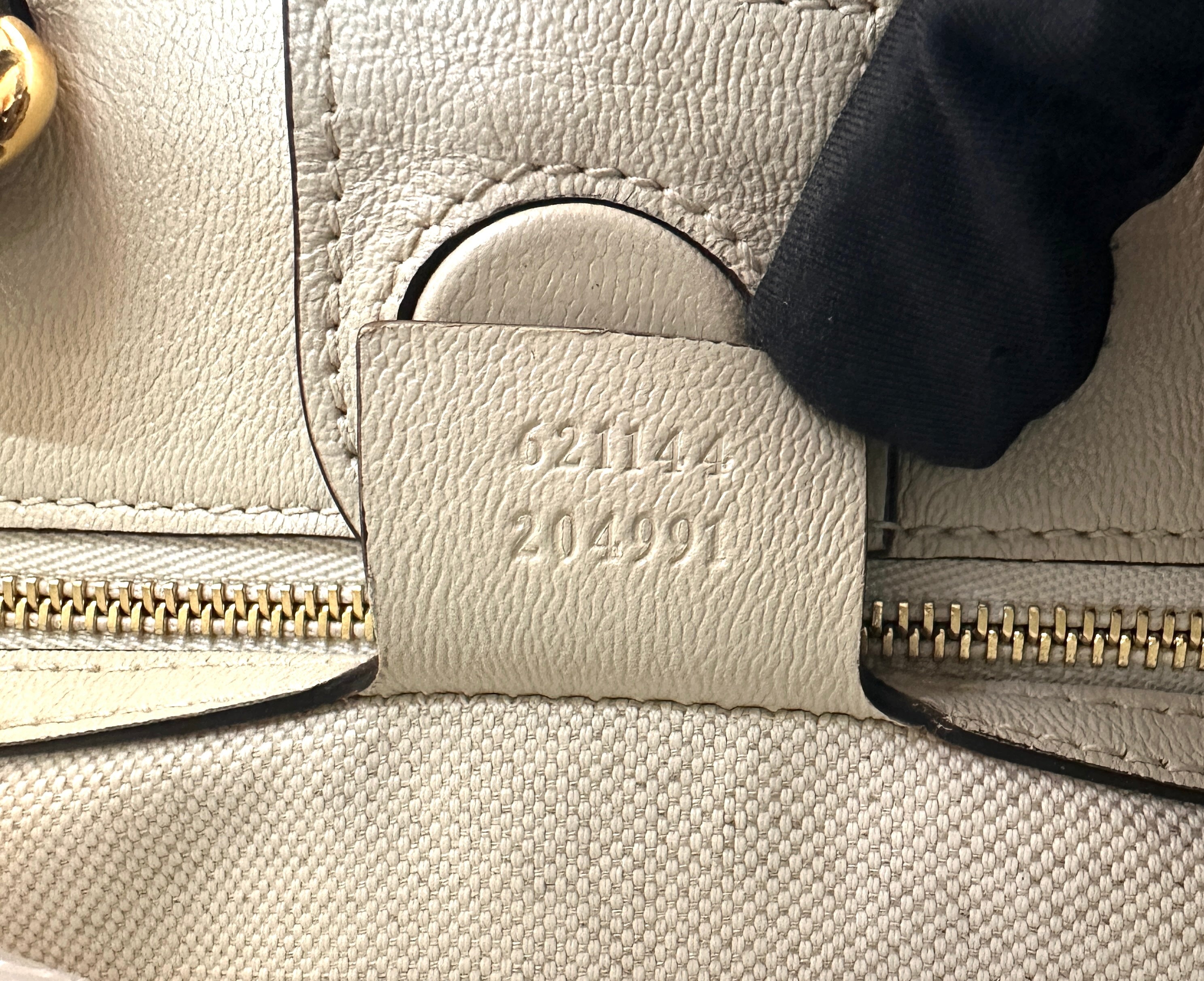 Gucci 1955 Horsebit GG Supreme Canvas Top Handle Bag GG1209