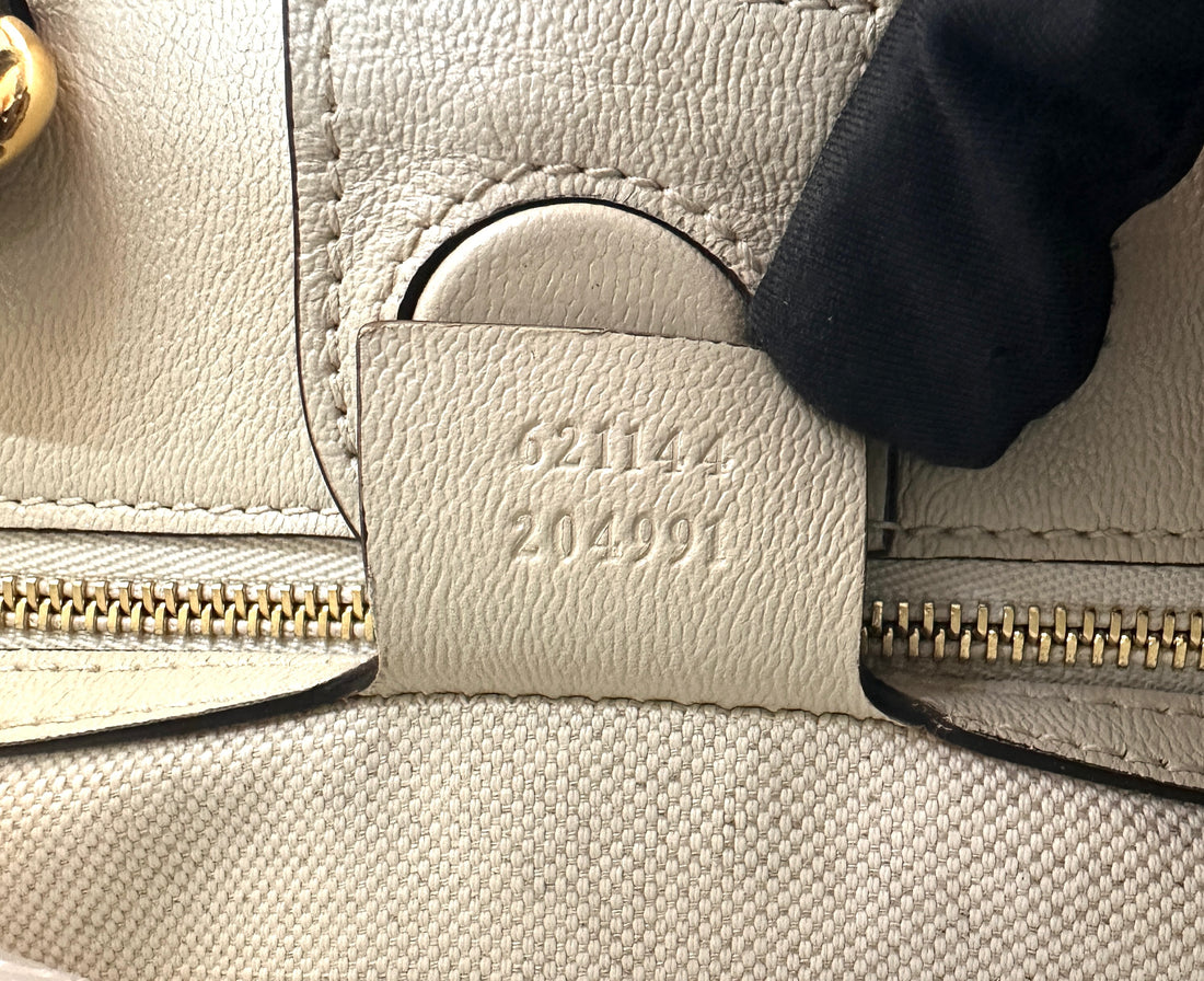 Gucci 1955 Horsebit GG Supreme Canvas Top Handle Bag GG1209