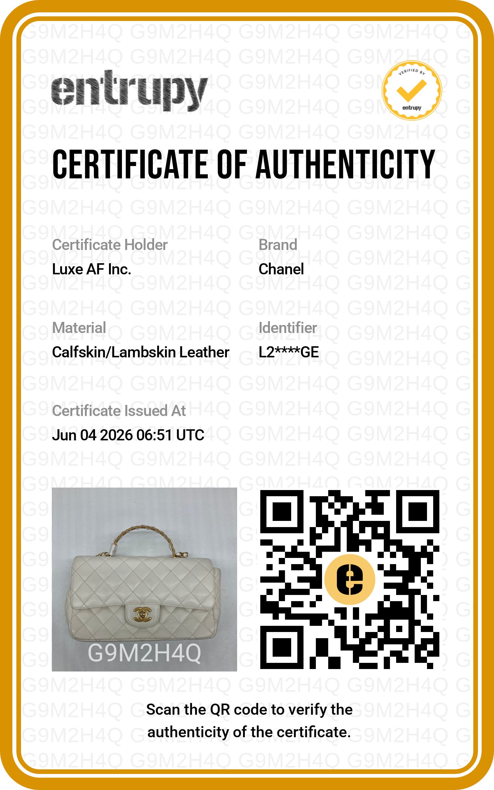 Chanel White Quilted Leather Flap Bag With Gold Hardware(L2***GE) CC2104