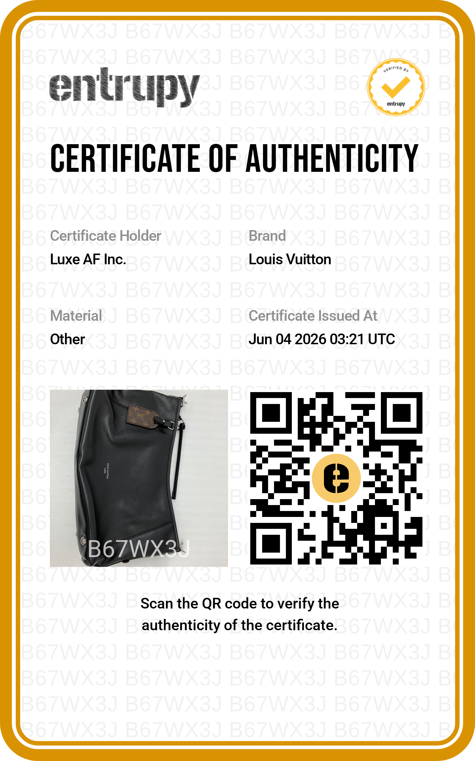 Louis Vuitton Carryall Black Lambskin Shoulder Bag LV2936