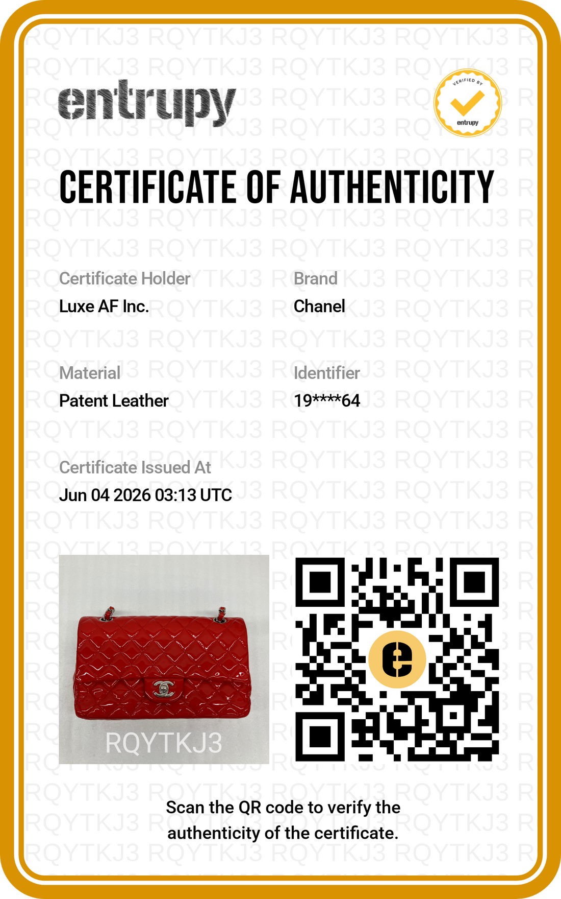 Chanel Classic Flap Red Quilted Patent Leather Medium Size Shoulder Bag With Silver Buckle(19***64) CC2097