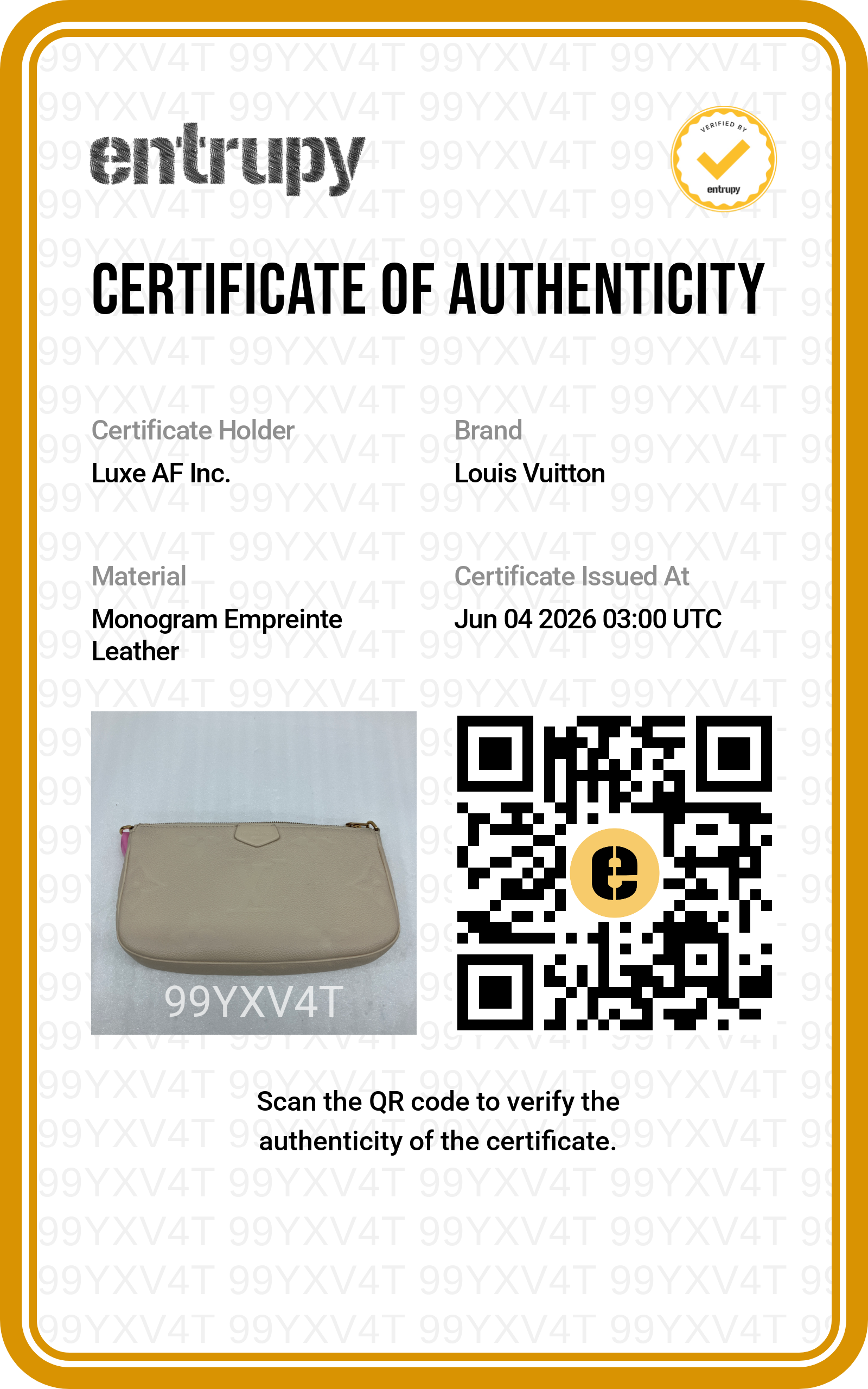 Louis Vuitton White Monogram Empreinte Leather Multi Pochette Accessoires LV2934