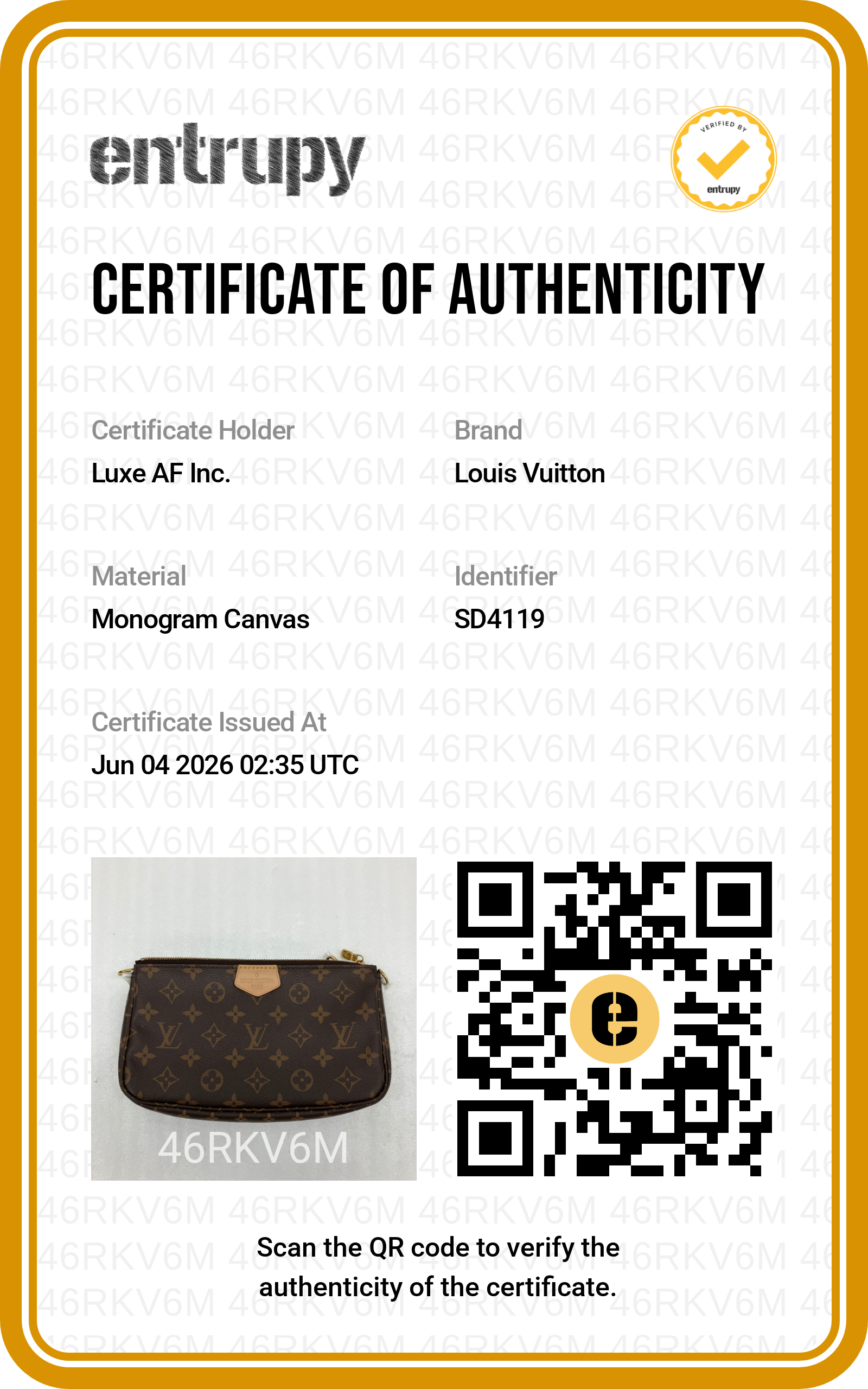 Louis Vuitton Brown Monogram Canvas Multi Pochette Accessoires LV2935