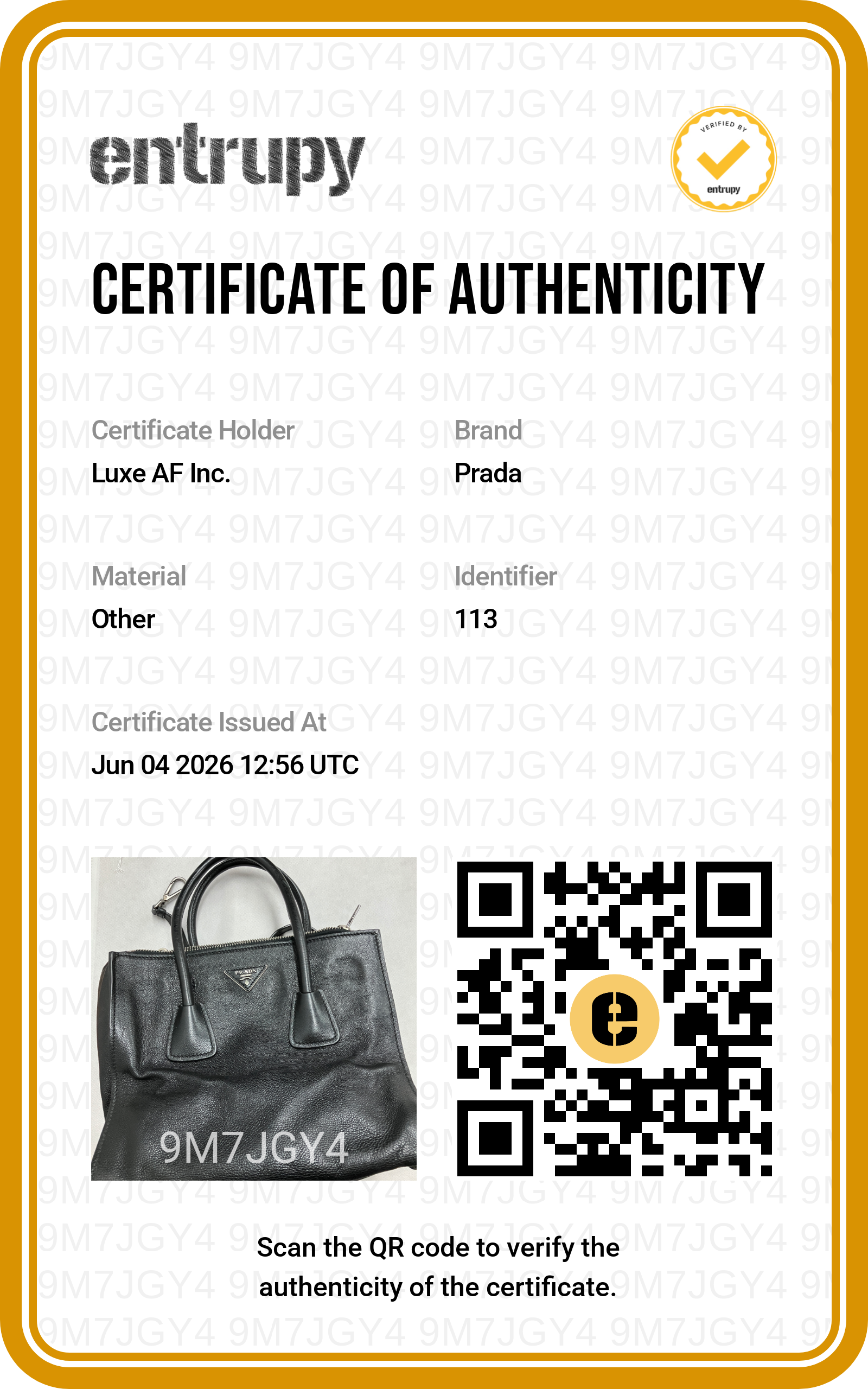 Prada Glace Calf Black Leather Handle Bag PR443