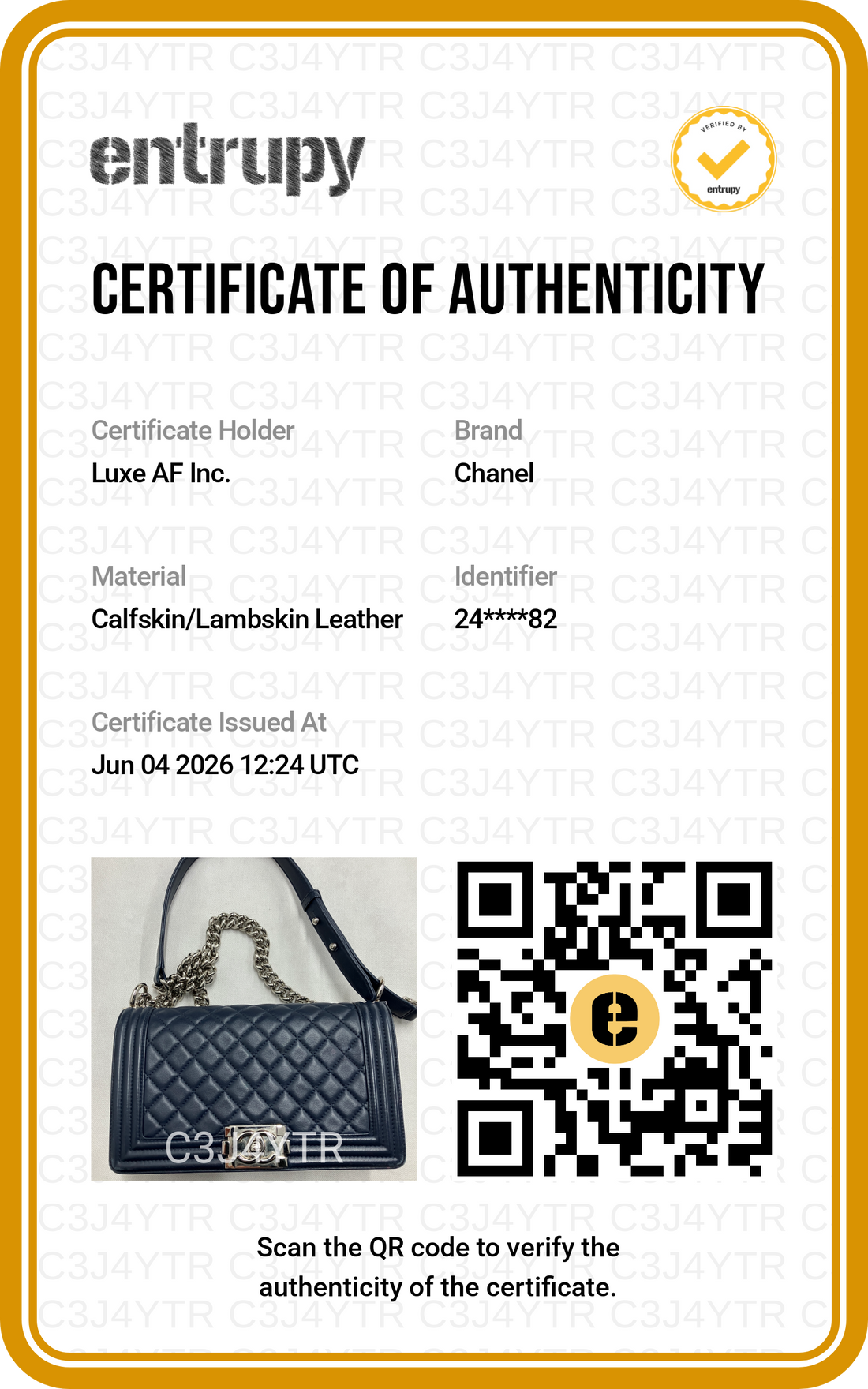 Chanel LeBoy Navy Quilted Leather Flap Bag With Silver Buckle(24***82) CC2173
