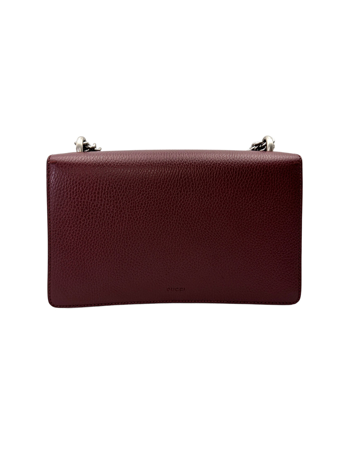 Gucci Dionysus Dark Red Leather Medium Size Shoulder Bag GG1216