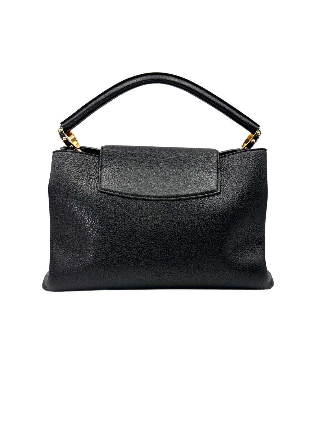 Louis Vuitton Capucines GM Black Leather Handle Bag LV2952