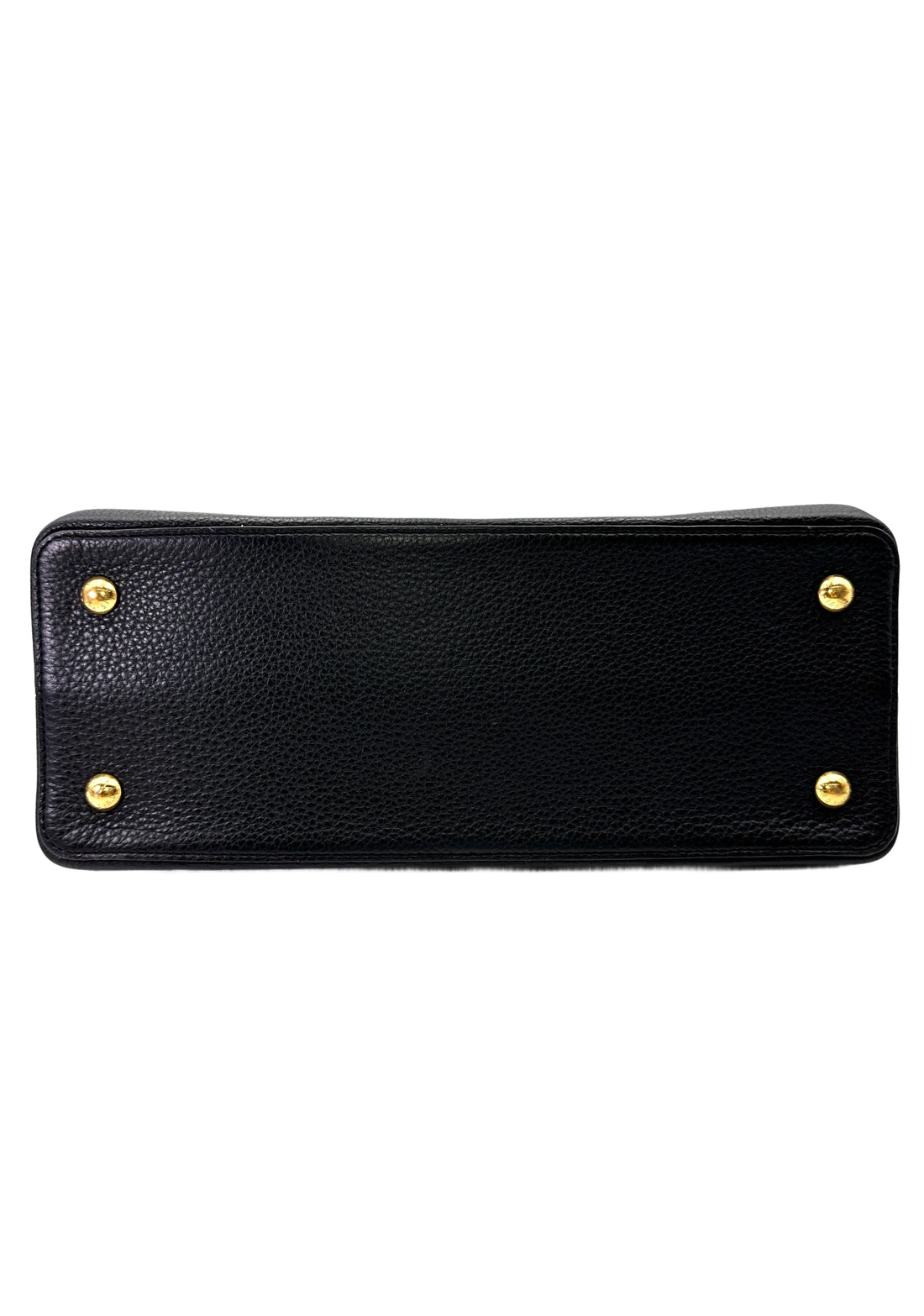 Louis Vuitton Capucines GM Black Leather Handle Bag LV2952