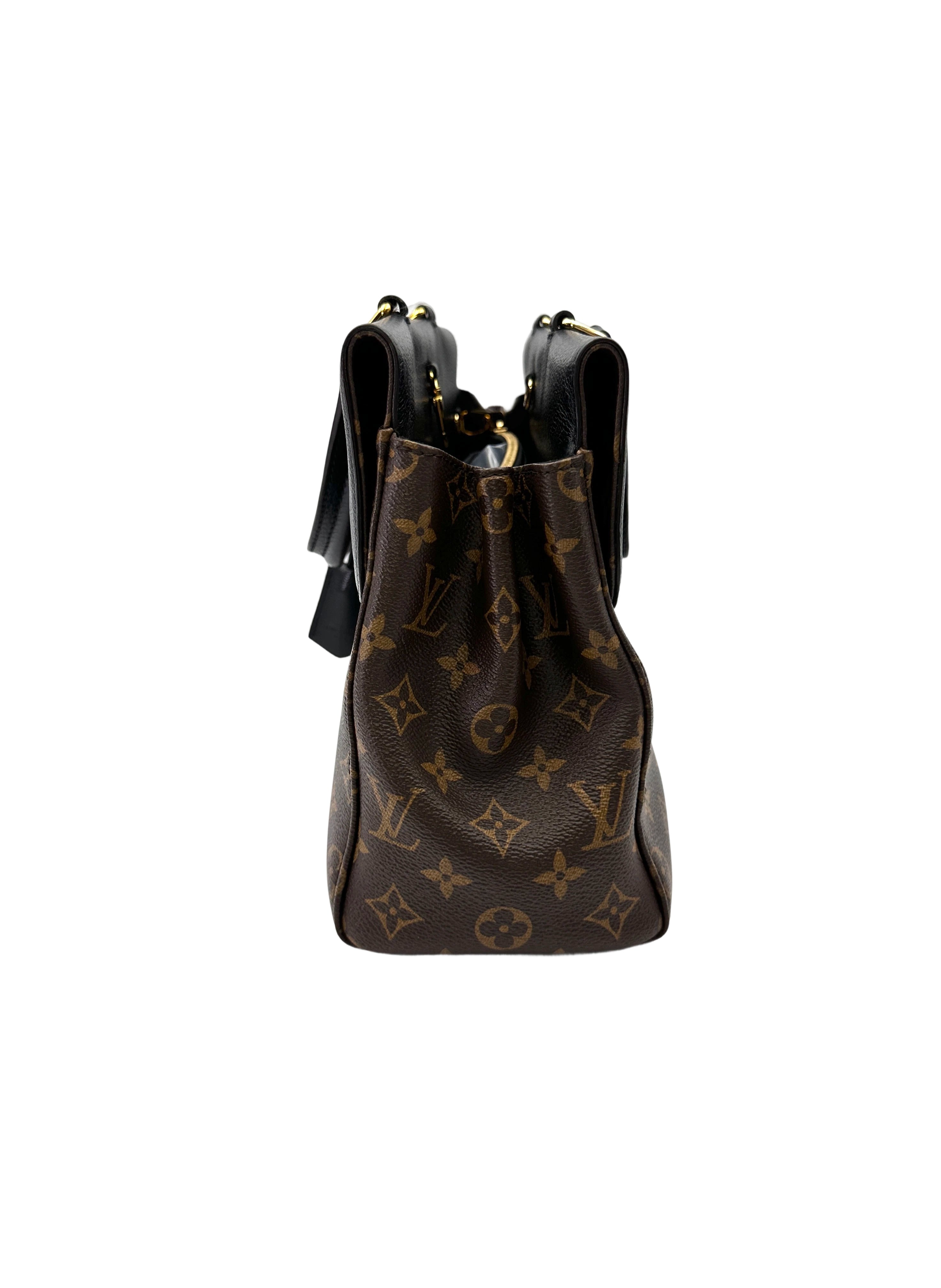 Louis Vuitton Venus Monogram Canvas & Black Leather Handle Bag LV2943