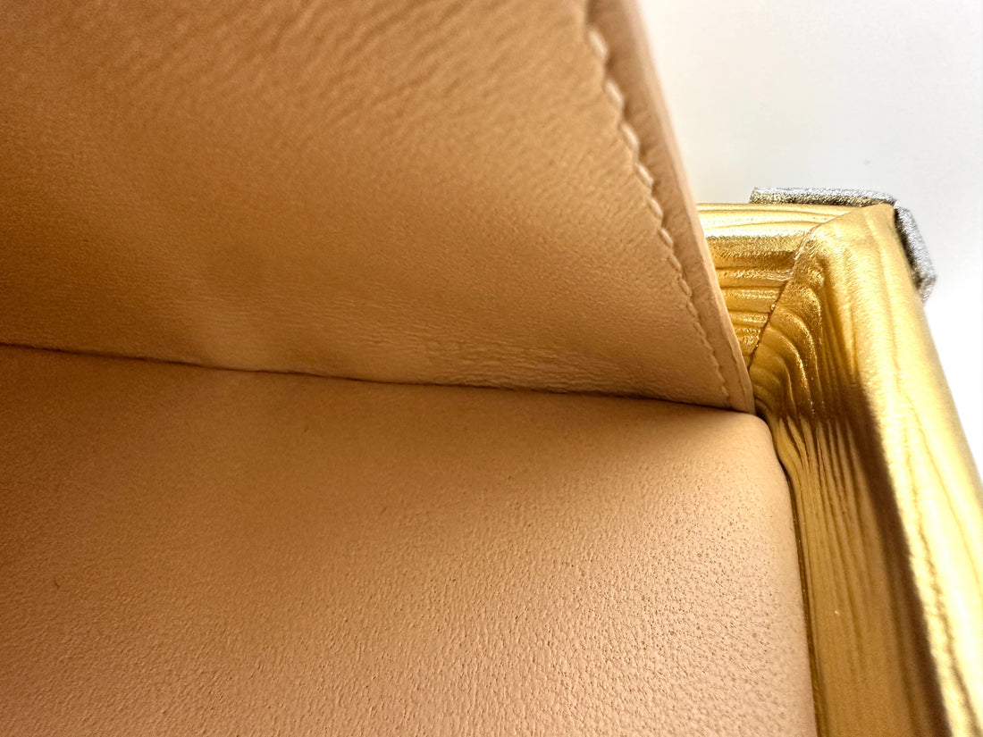 Louis Vuitton Petite Malle Gold/Silver Shoulder Bag LV2950