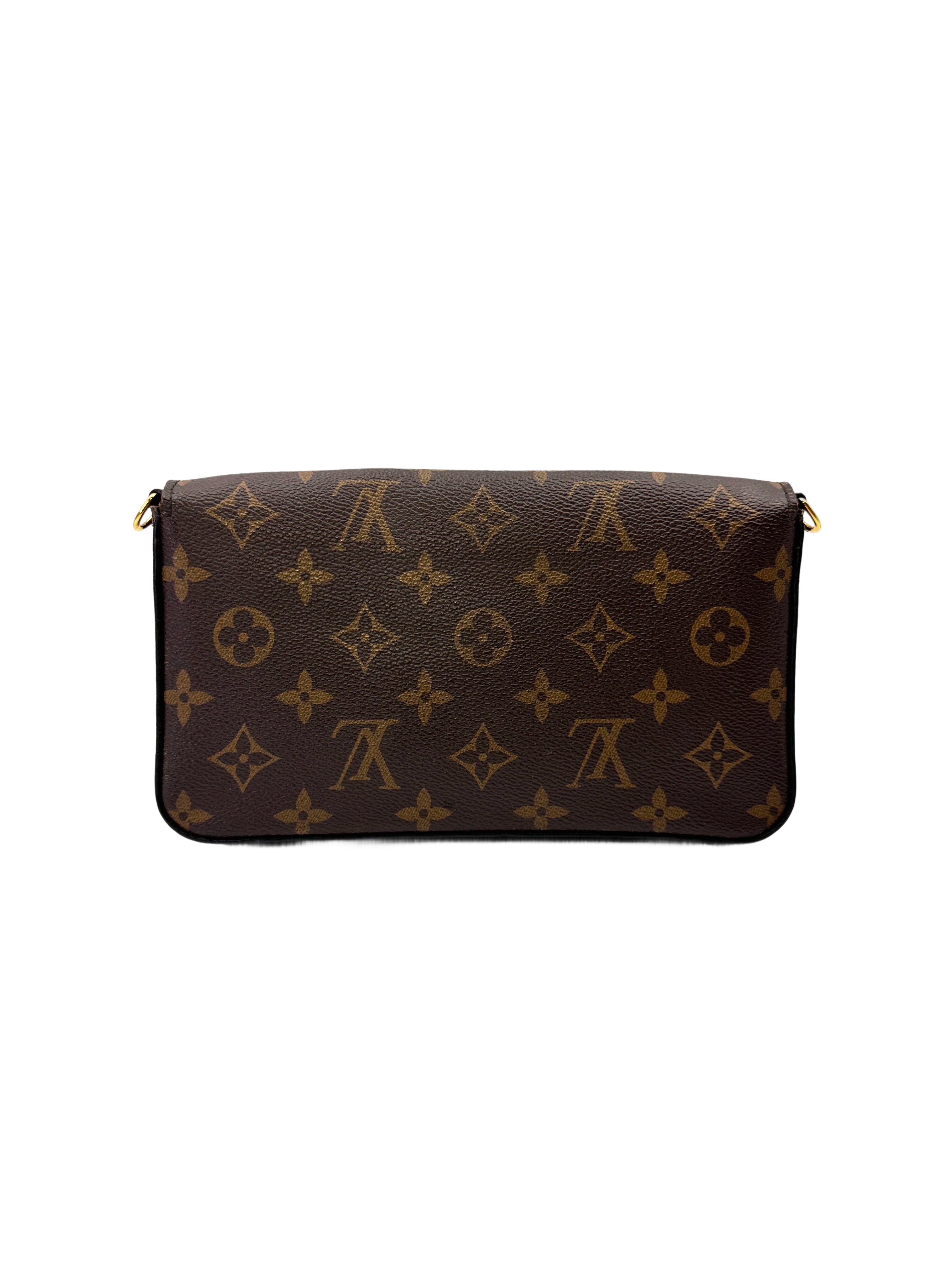 Louis Vuitton Brown Monogram Canvas Pochette Felicie LV2949