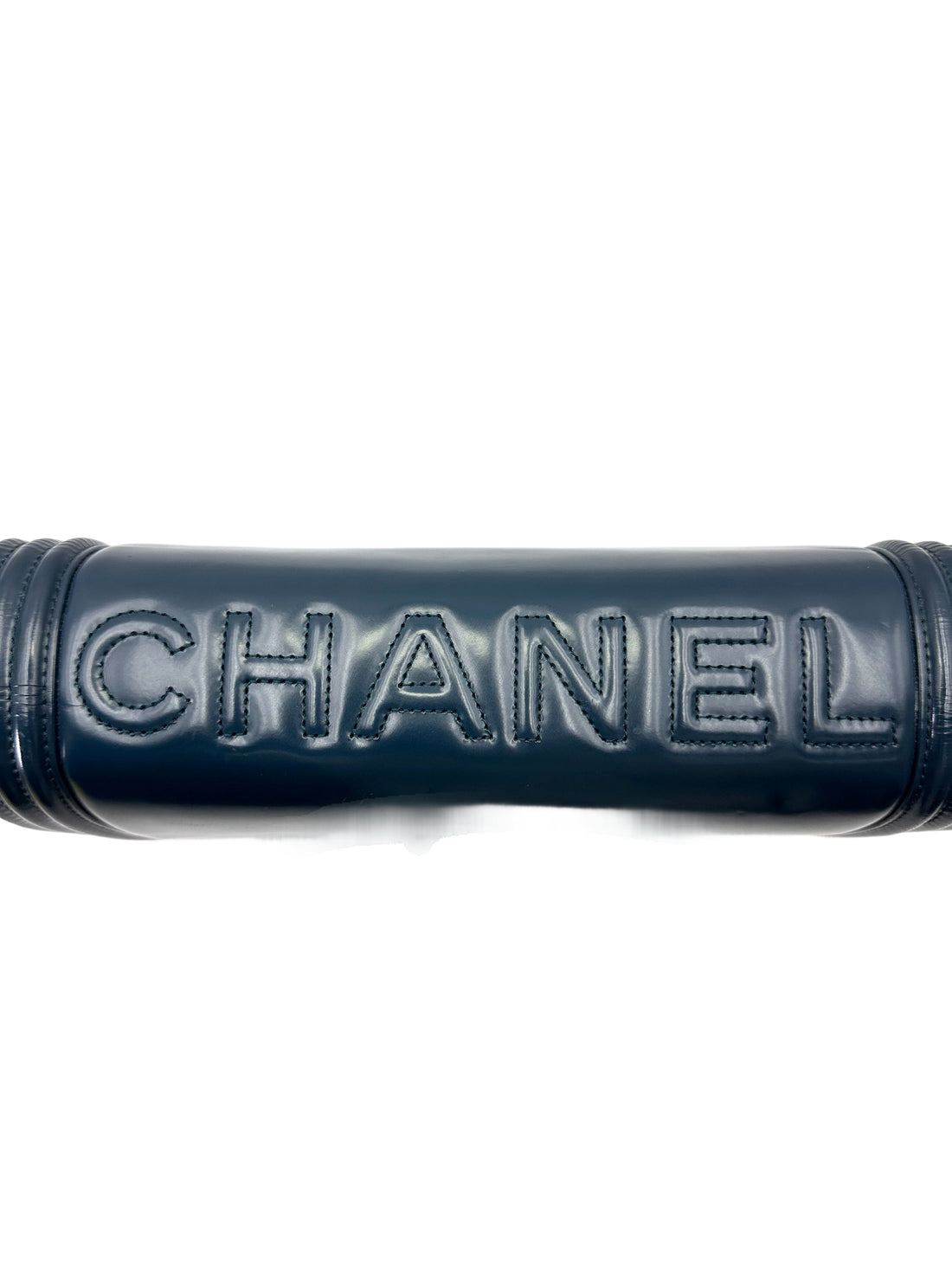 Chanel LeBoy Blue Smooth Leather Flap Bag With Silver Buckle(21***60) CC2110